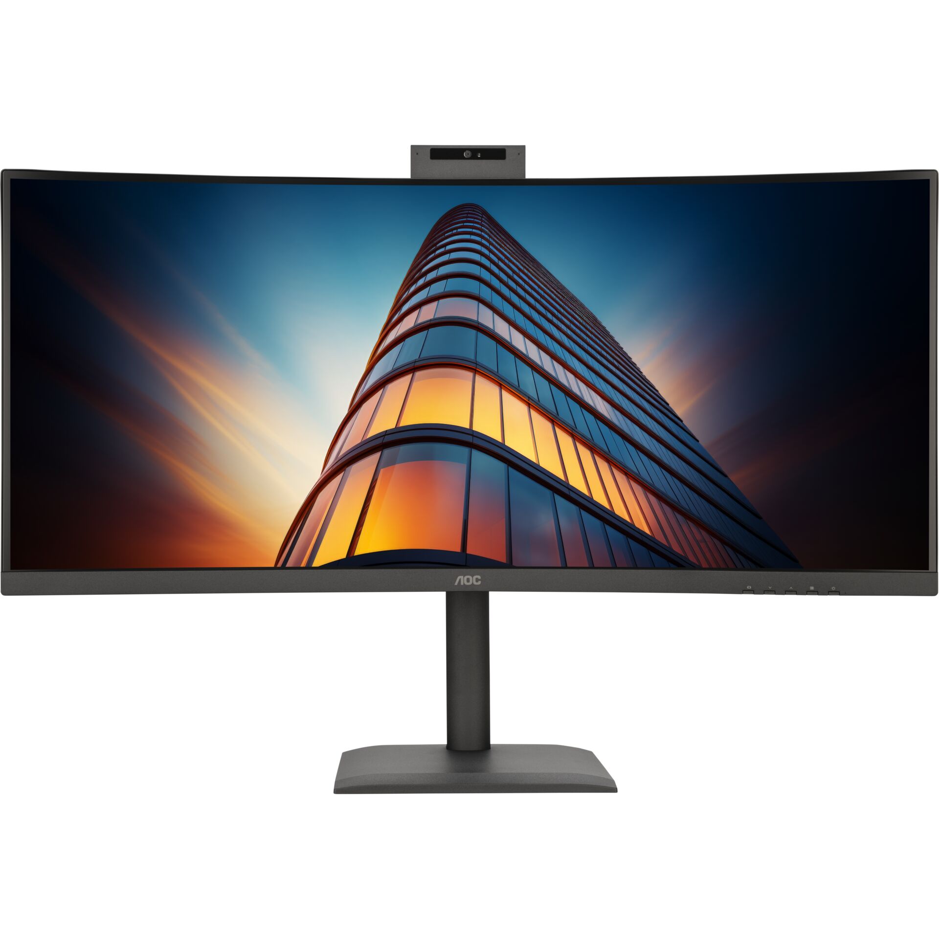 Überwachungsbildschirm, Ultrarund, LED, Display, Webcam