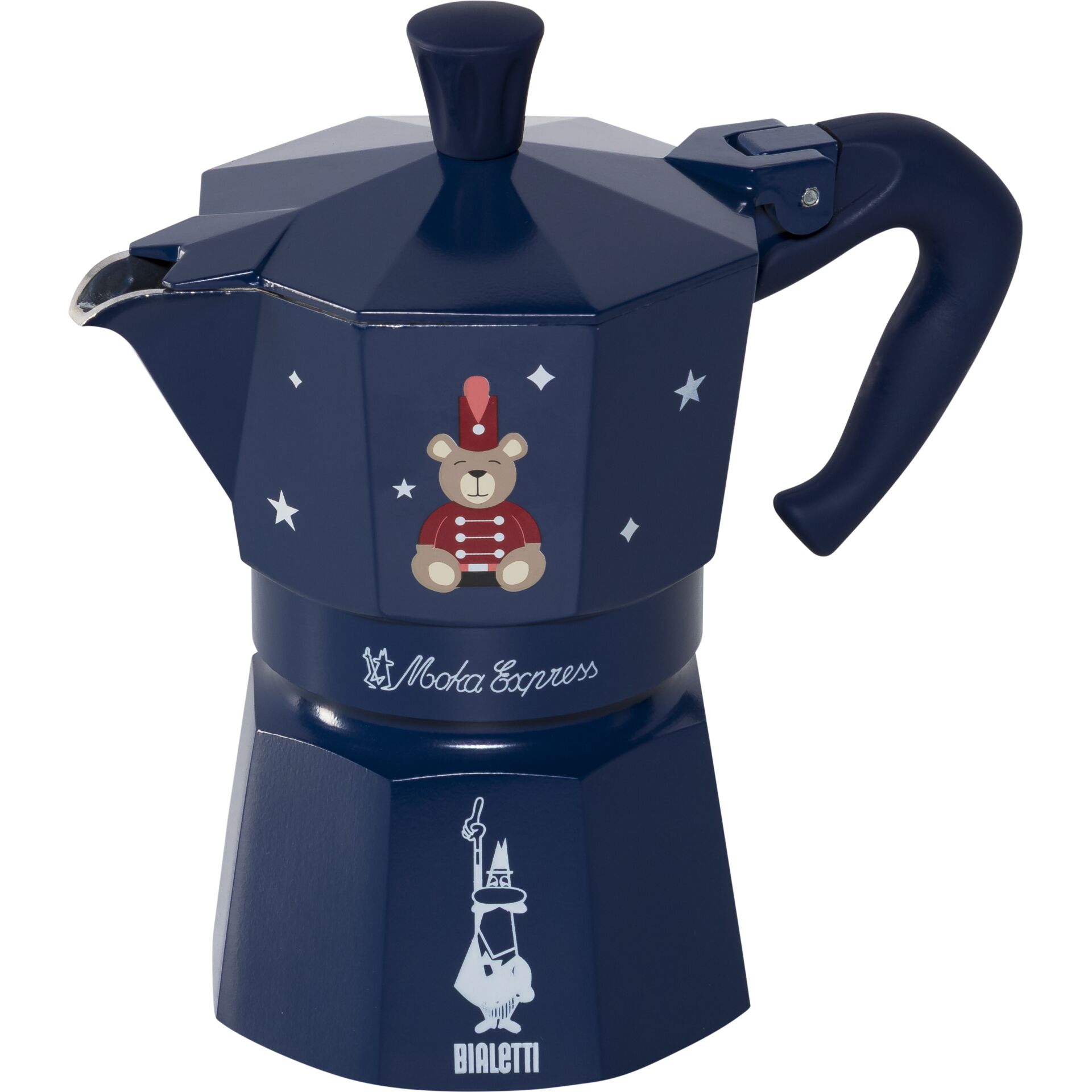 Kaffeekanne, Kaffeemaschine, Militärrot, blau, Tiermotiv
