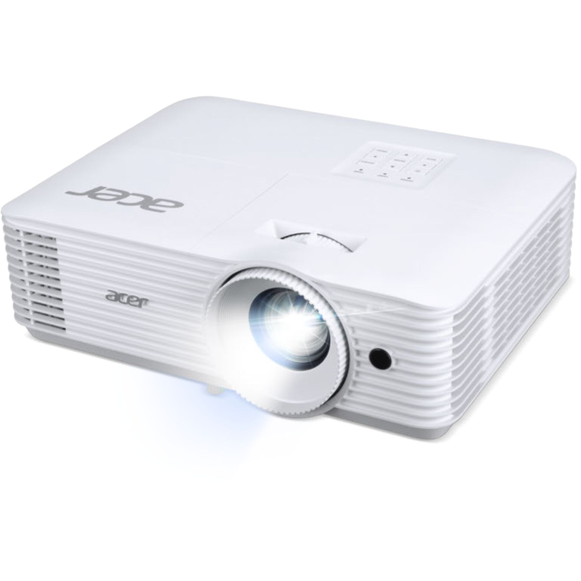 Beamer, Projektor, Weiß, LED-Lampe, Kompakt