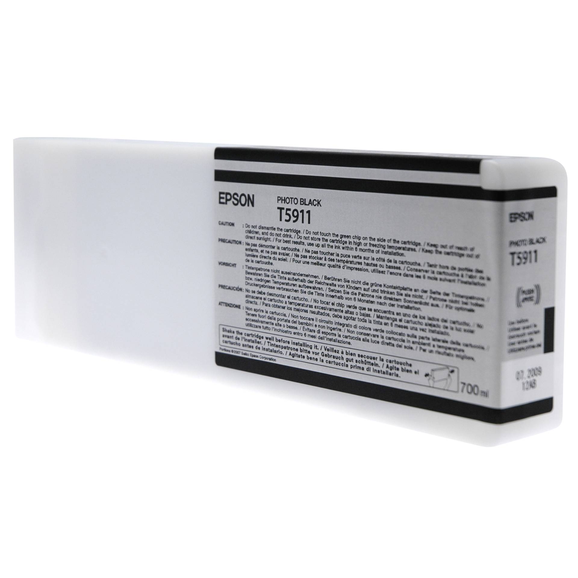 Epson Tintenpatrone photo  schwarz T 591  700 ml     T 5911