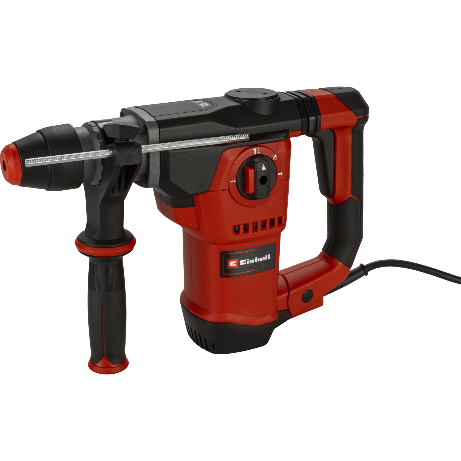 Bohrhammer, Rot-Schwarz, Elektrischer Bohrhammer, Schnellspannhals, Kabelgebunden