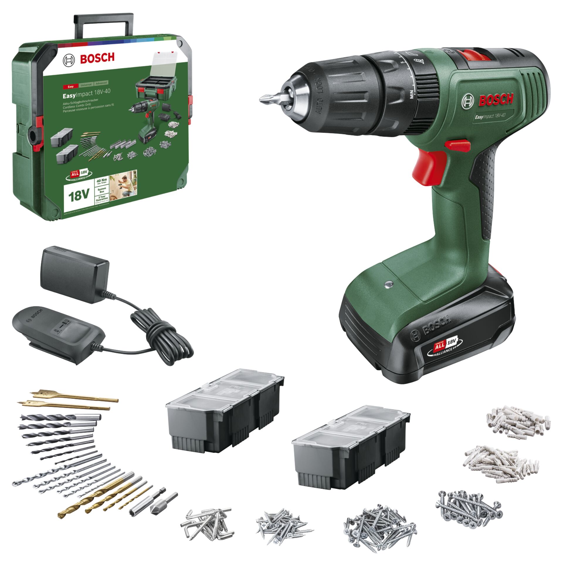 akkuschrauber, holzwerkzeug, 18v, zubehör, kits