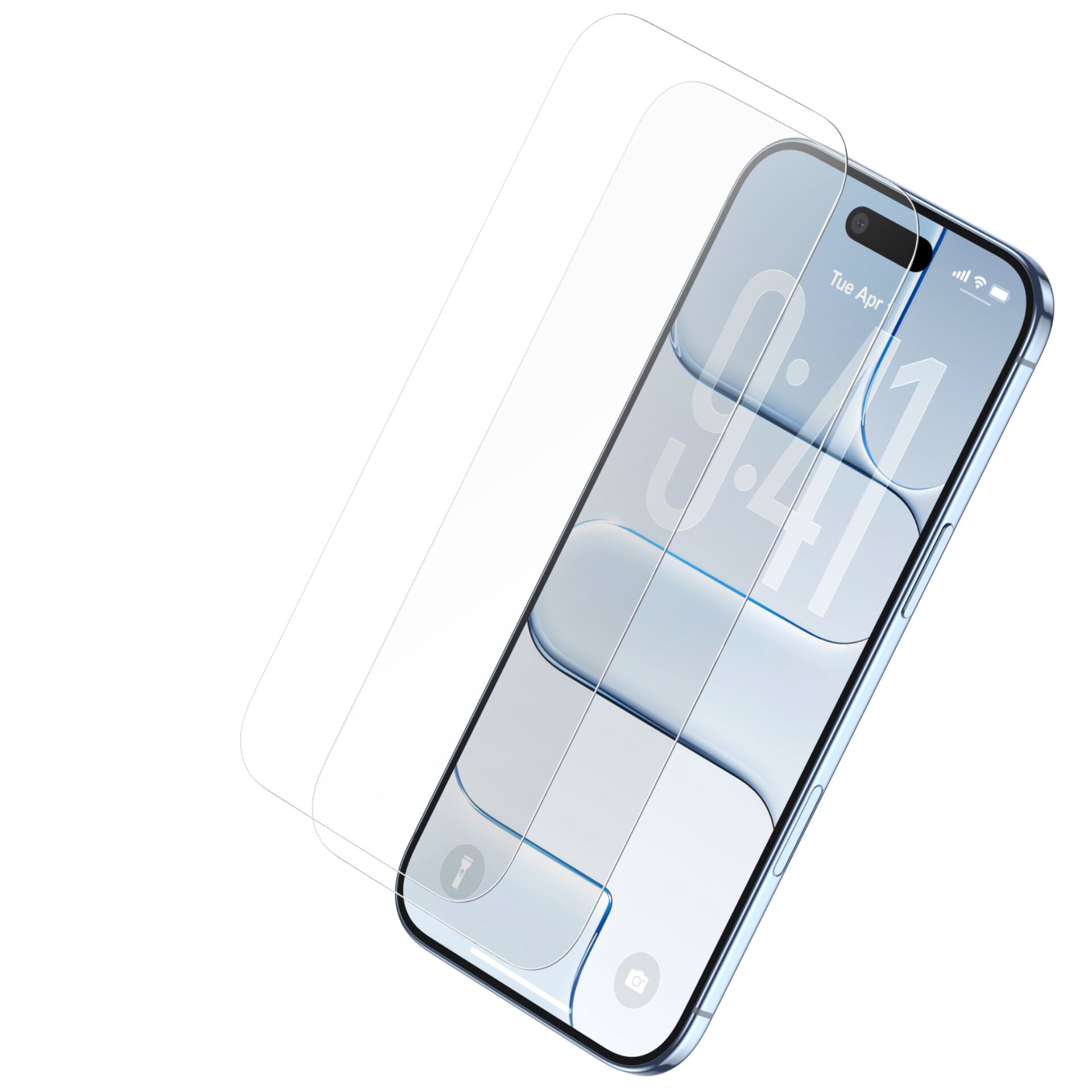 smartphone, Bildschirmfolie, Glas, Technik, blau