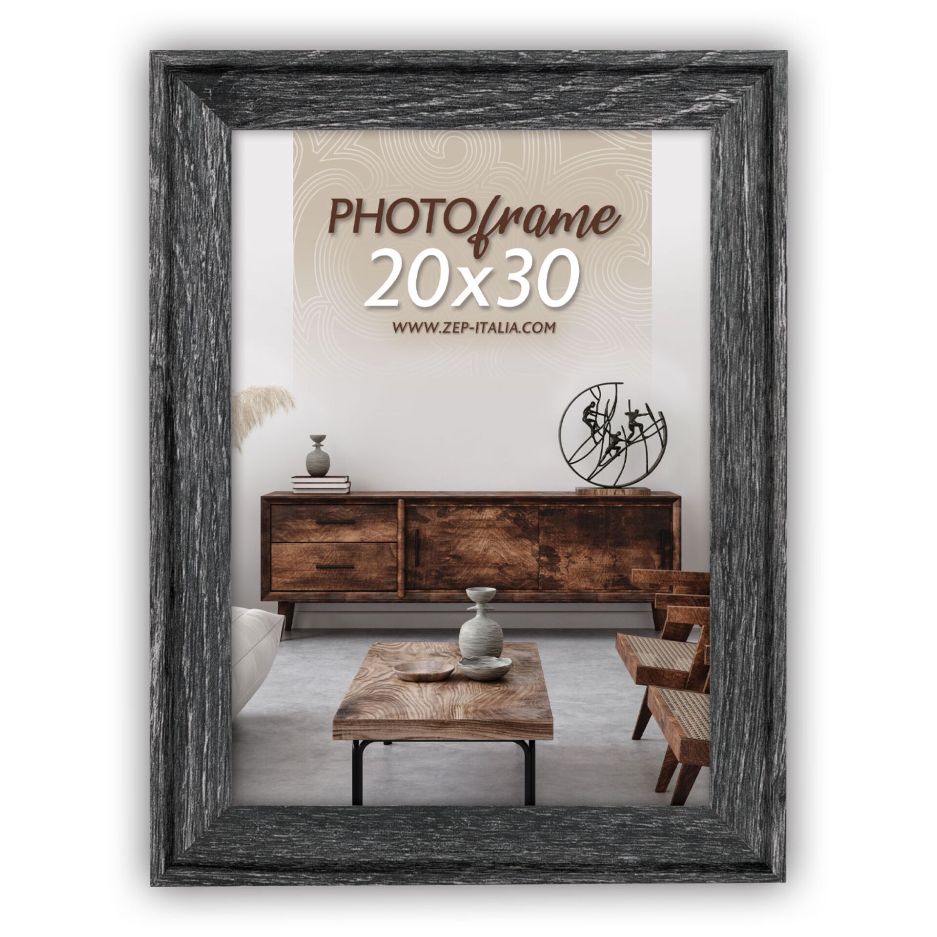 Rahmen, Holzsideboard, Wohnzimmerdeko, Sichtbarer Rahmen, Dekorbild