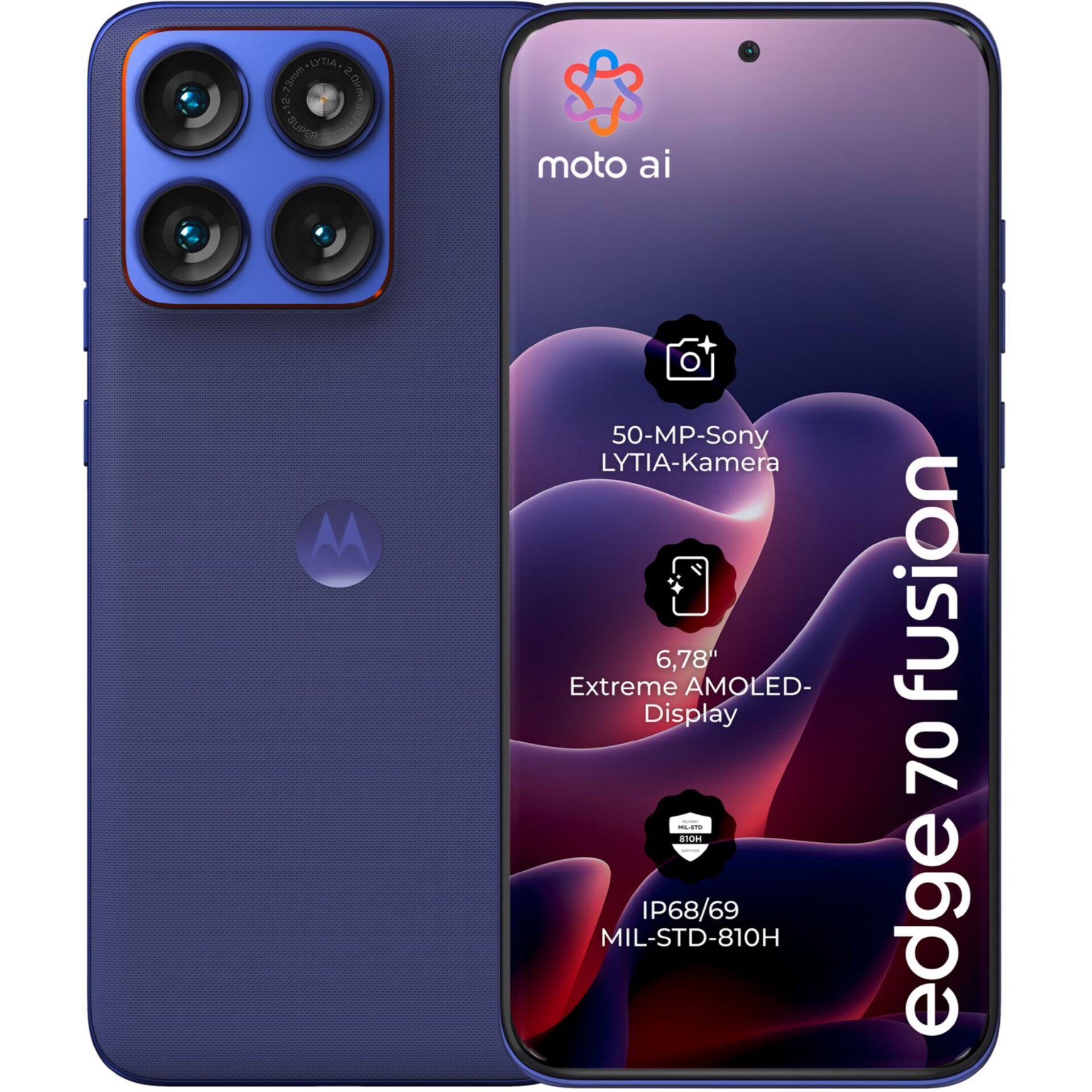 smartphone, quad-camera, purple, AMOLED, 6000mAh battery