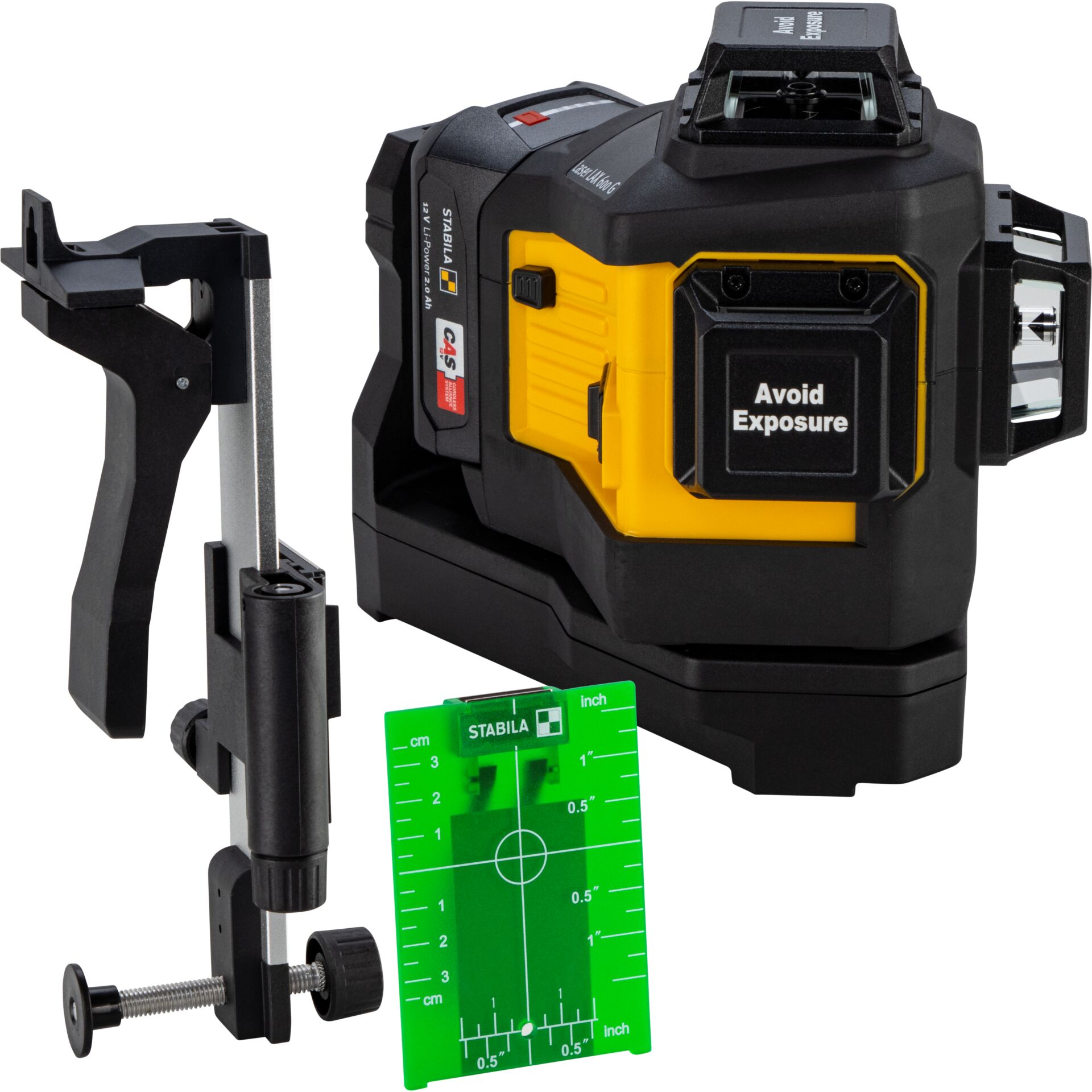Laserlevel, Selbstnivellierend, Kompakt, Messwerkzeug, Grüne Zieltafel