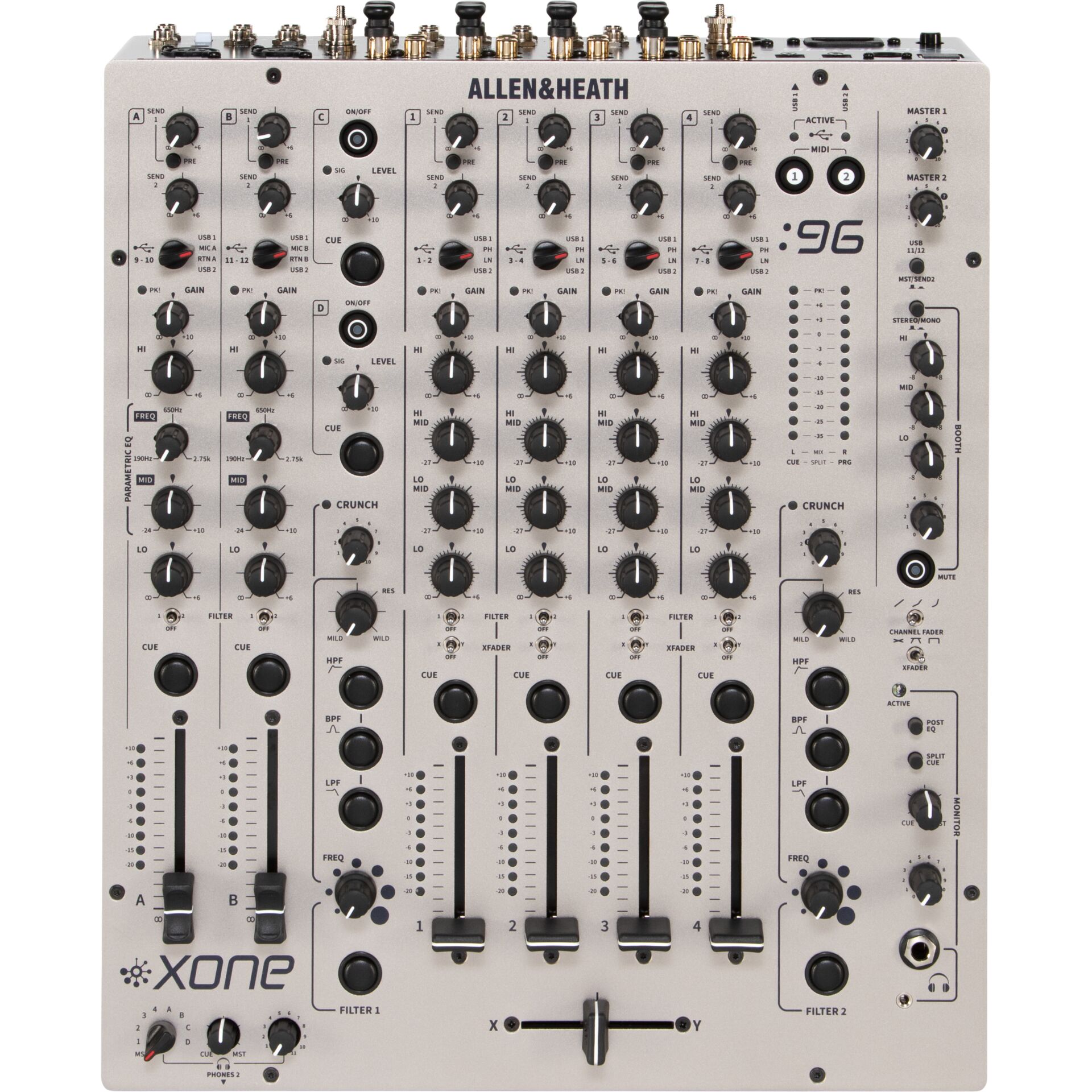 DJ-Mixer, 6-Kanal, analog, Xone, Allen & Heath