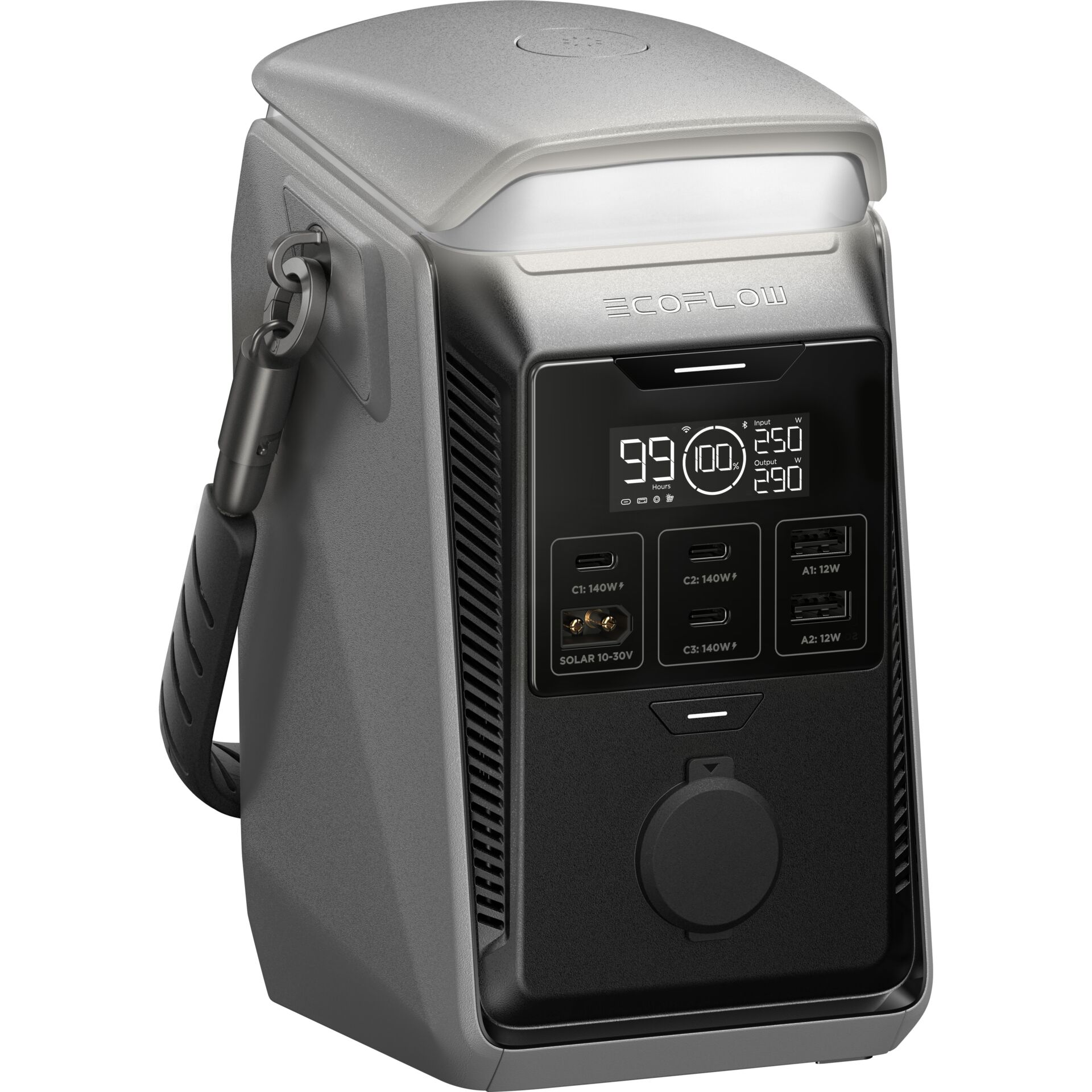 power station, portabler Generator, solargenerator, USB-Anschlüsse, Stromversorgung