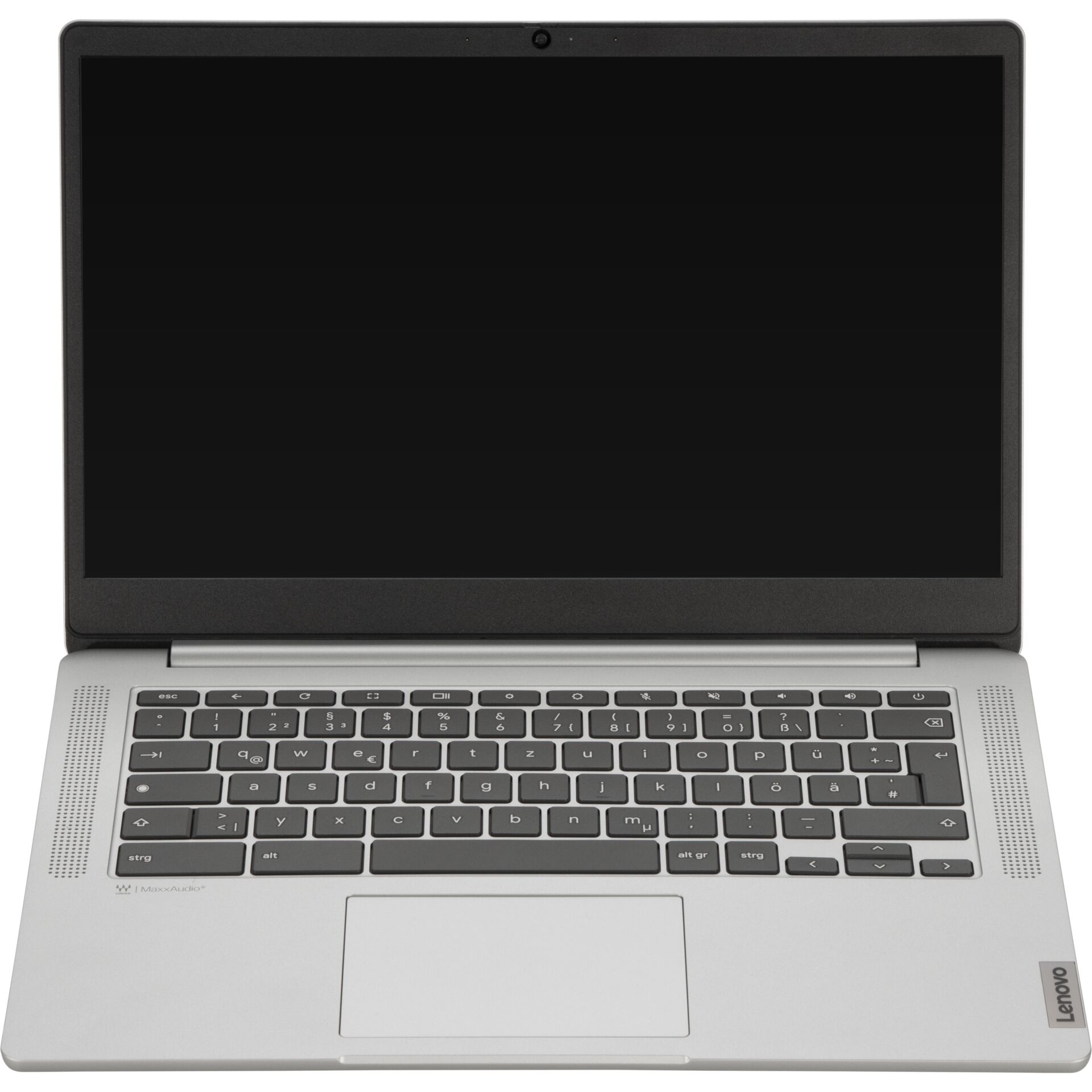 laptop, notebook, tastatur, touchpad, silber