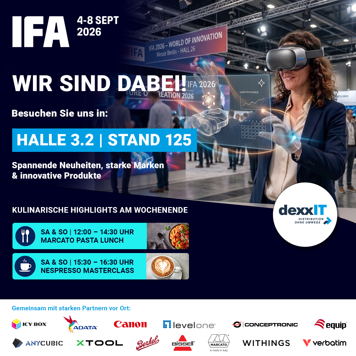 VR headset, Virtual Reality, Ausstellung, Event, Showroom