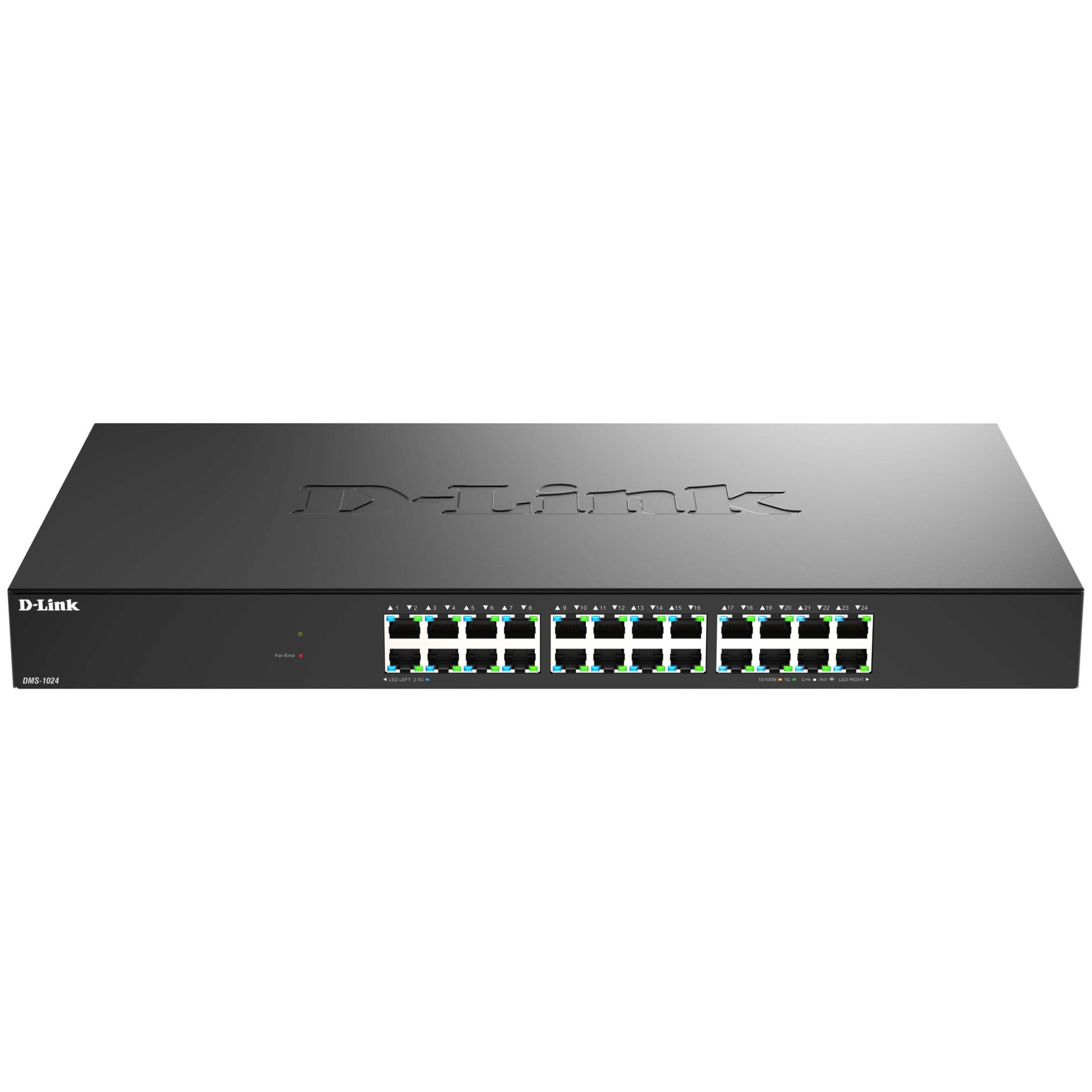 Netzwerk-Switch, D-Link, 24-Port, Gigabit, Rack-mount
