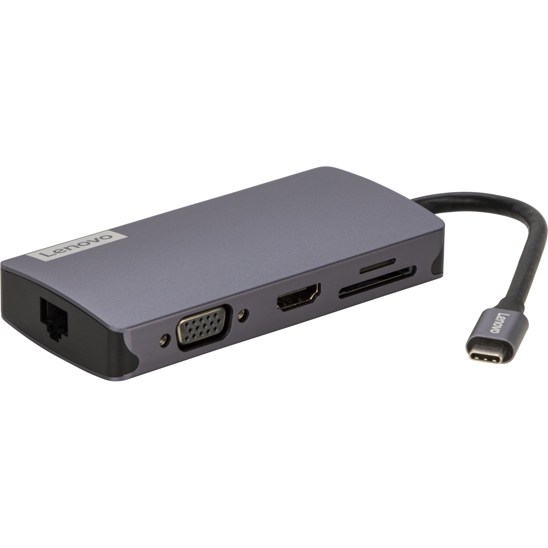 USB-C Dockingstation, HDMI, VGA, Gigabit-Ethernet, USB-C Hub