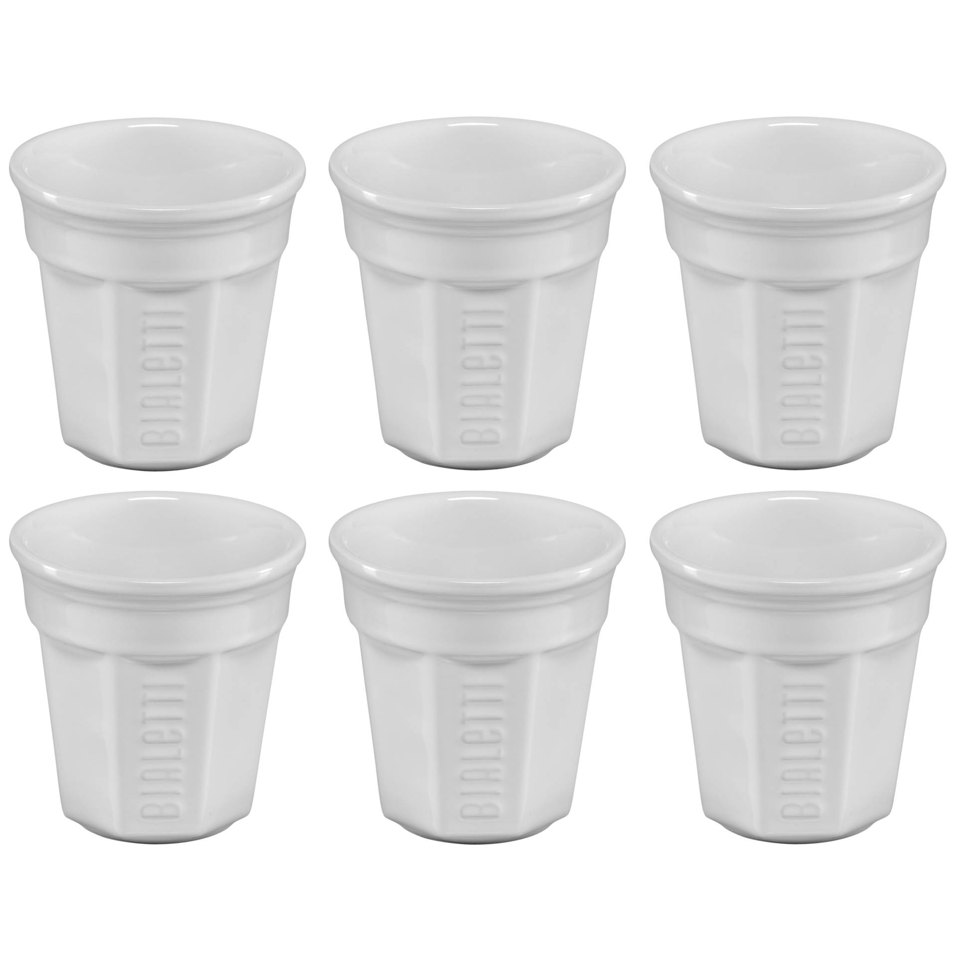 kalt, weiß, klein, becher, servierbecher