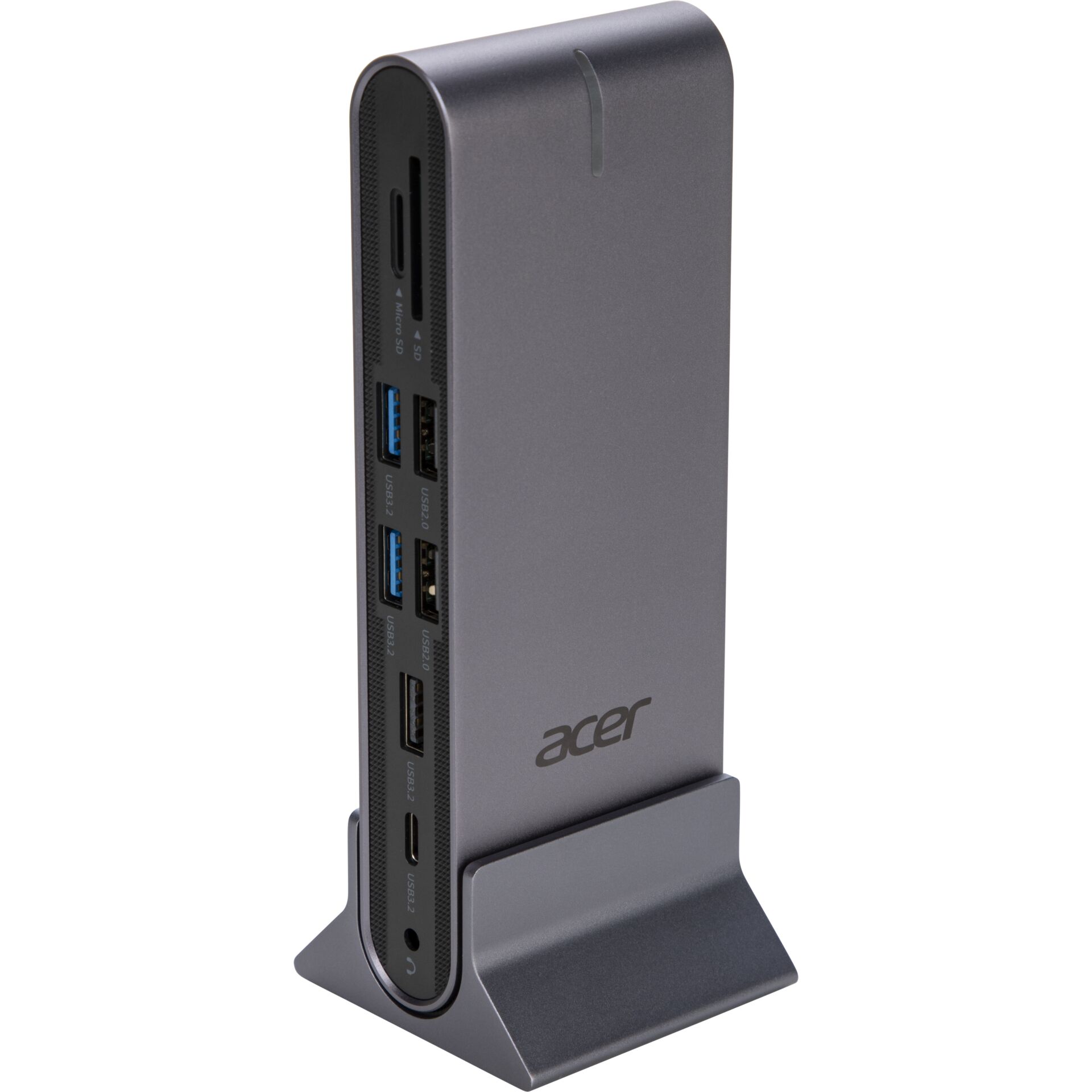 USB-C Hub, Docking-Station, Aluminium, Grau, Acer-Marke