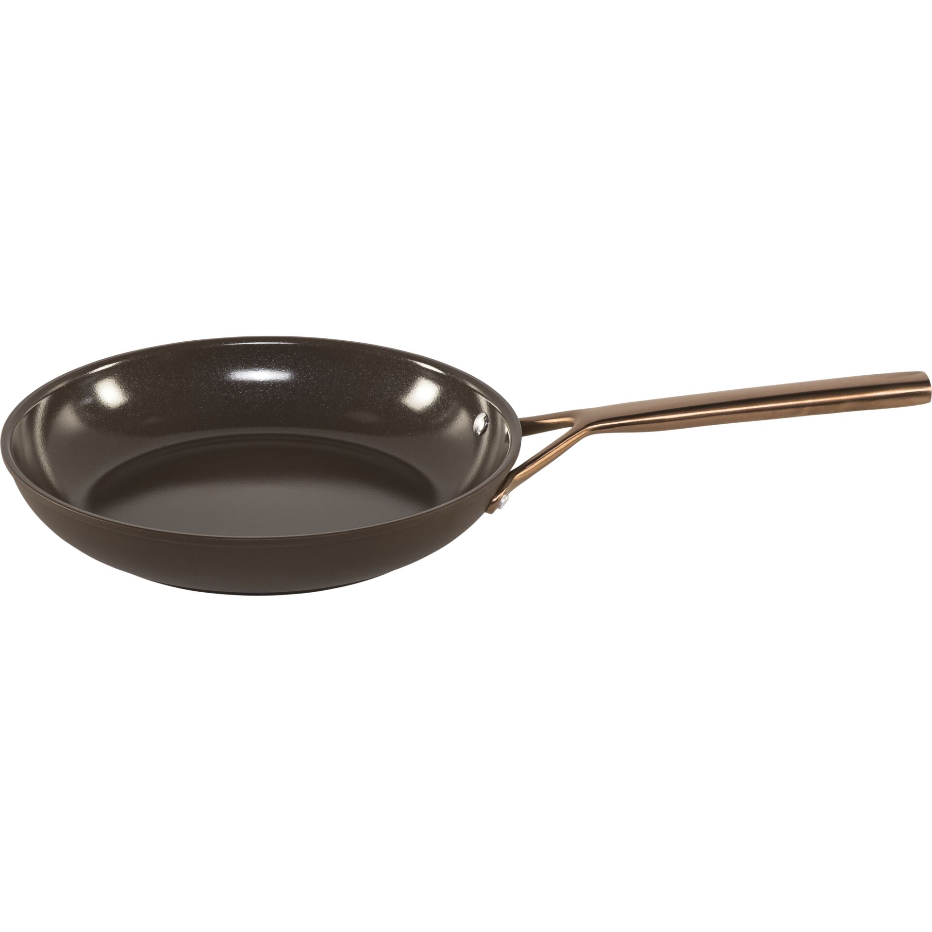 Pfanne, Antihaft, Bratpfanne, Kupferoptik, Stielpfanne