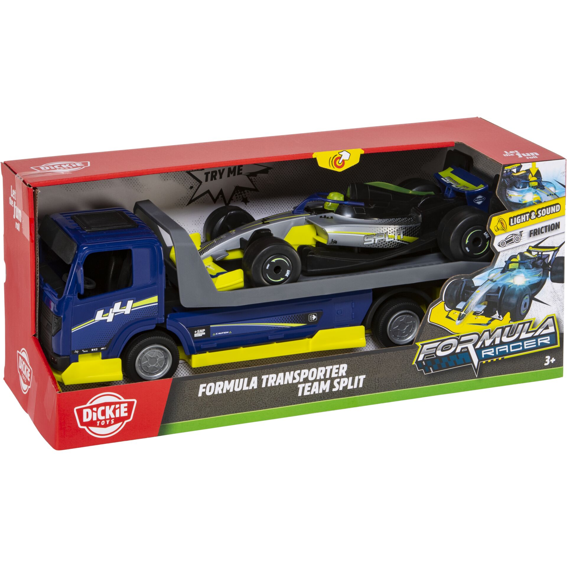 Formula, Racer, Truck, Blue, Yellow