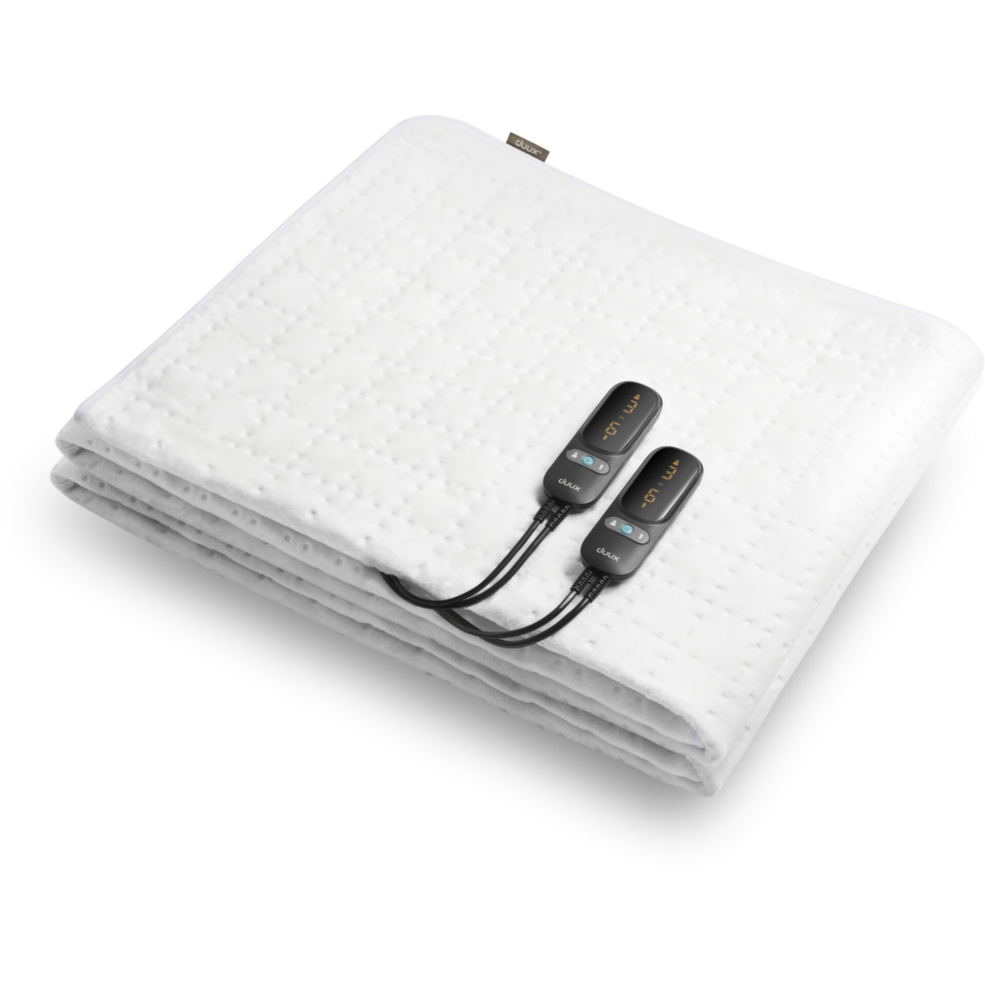 Quilt, Heizdecke, elektrisch, Kabel, weiß