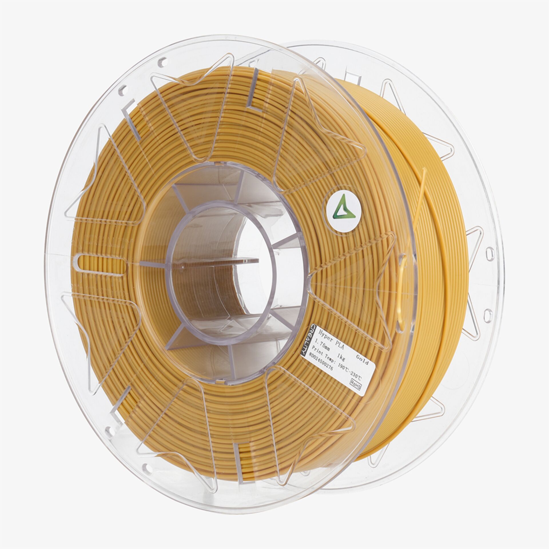 3D-Druck-Filament, PLA, gelbe Filament, Spule, Filamentrolle