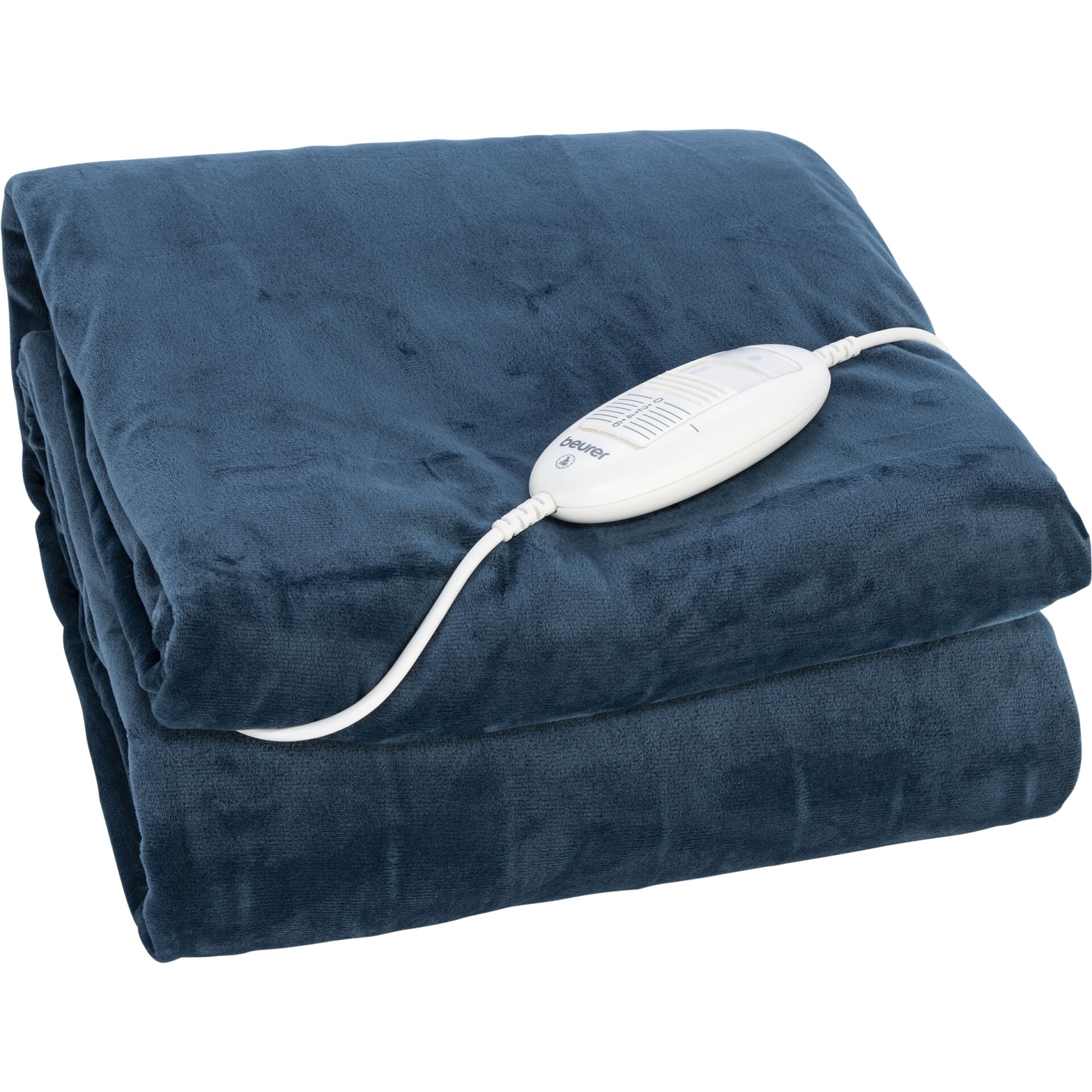 Decke, Fleece, Kuscheldecke, Elektrische Heizdecke, Blau