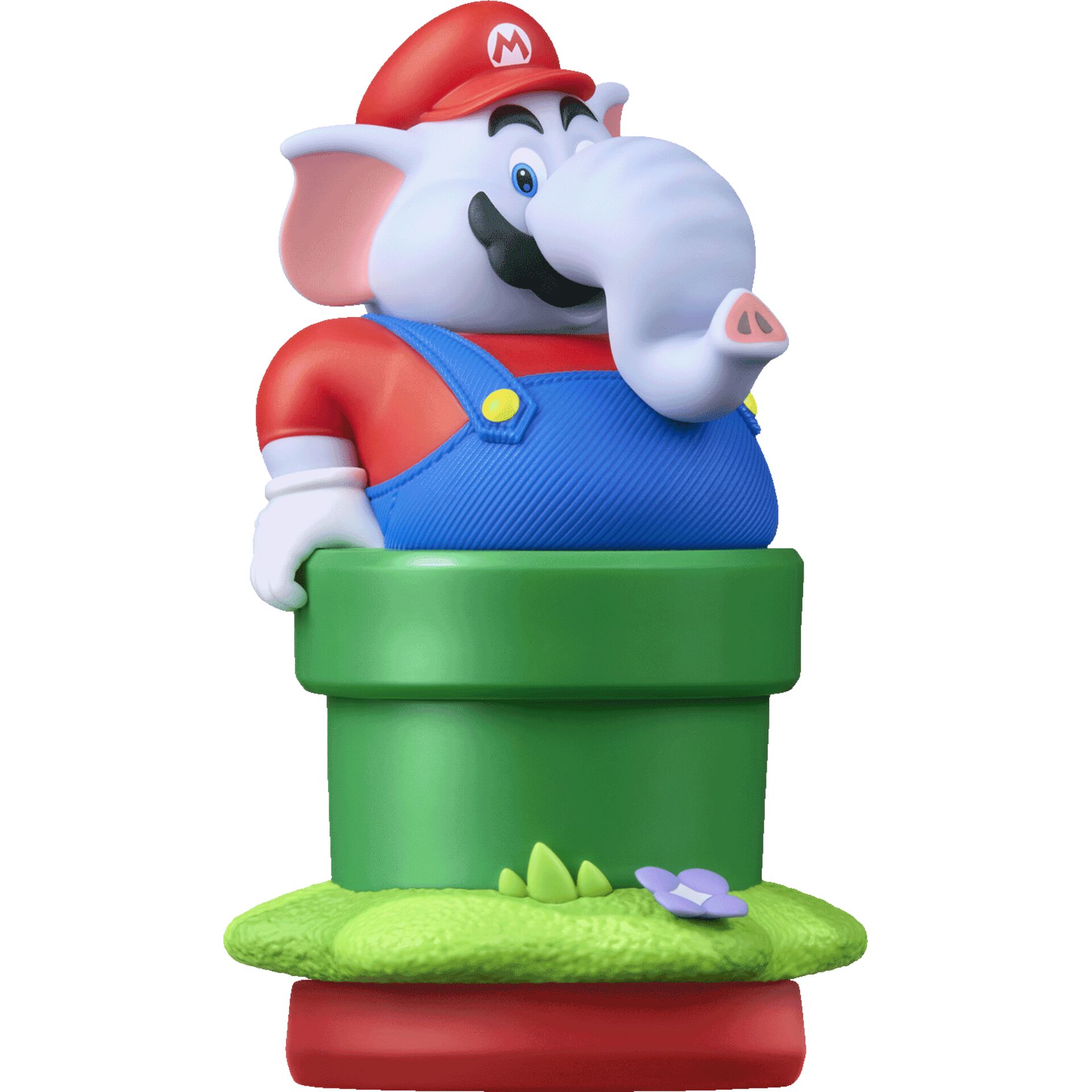 Plastikfigur, Elefant, Mario-Thema, Grüne Basis, Overworld-Statue