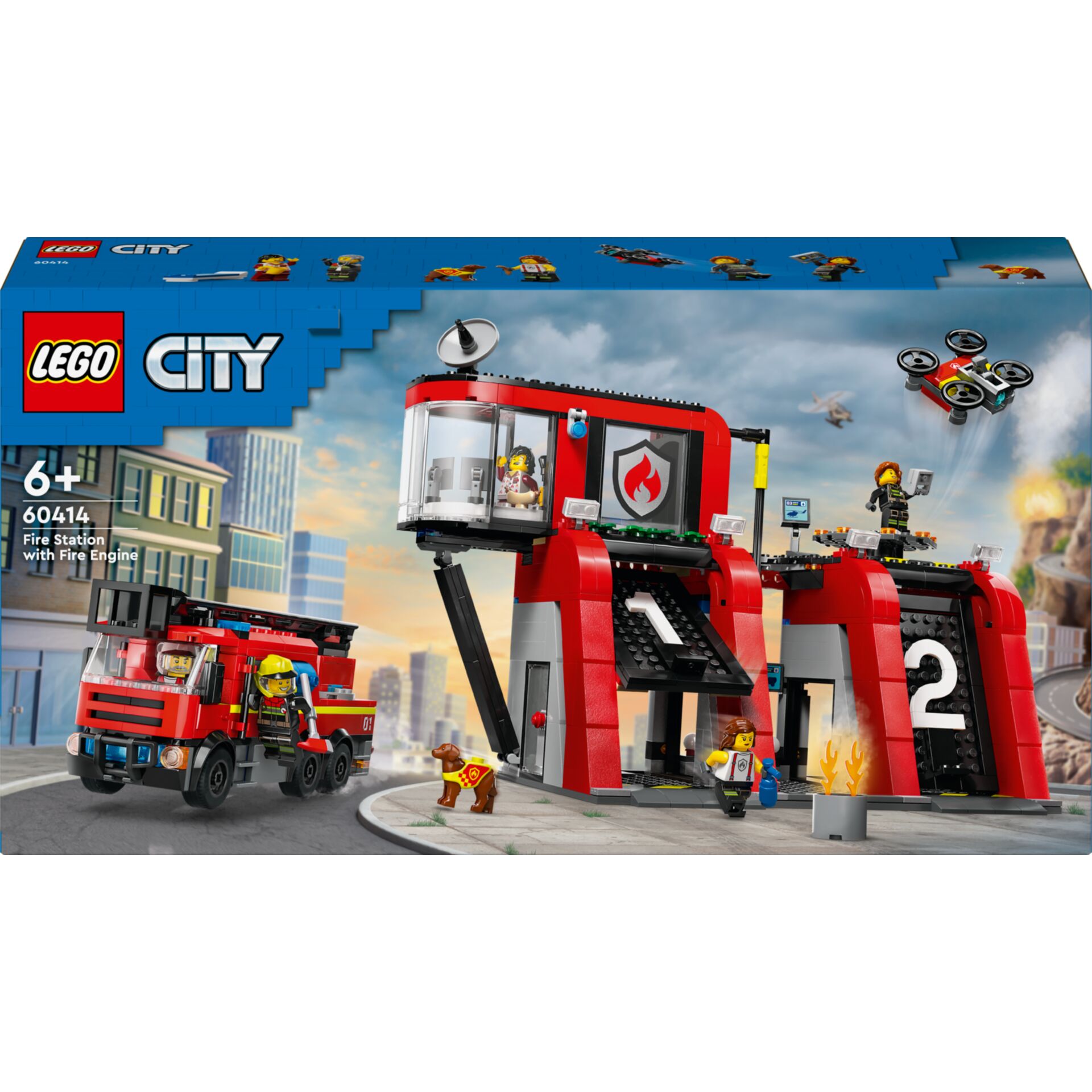 Feuerwache, Feuerwehr, Lego City, Brandbekämpfung, Rettungshaus