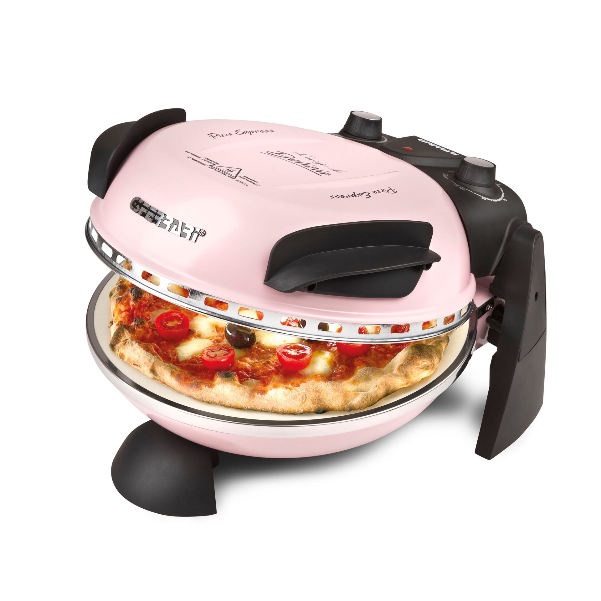 Pizzaofen, Mini-Backofen, Rosa Ofen, Halogenofen, Tragbarer Ofen