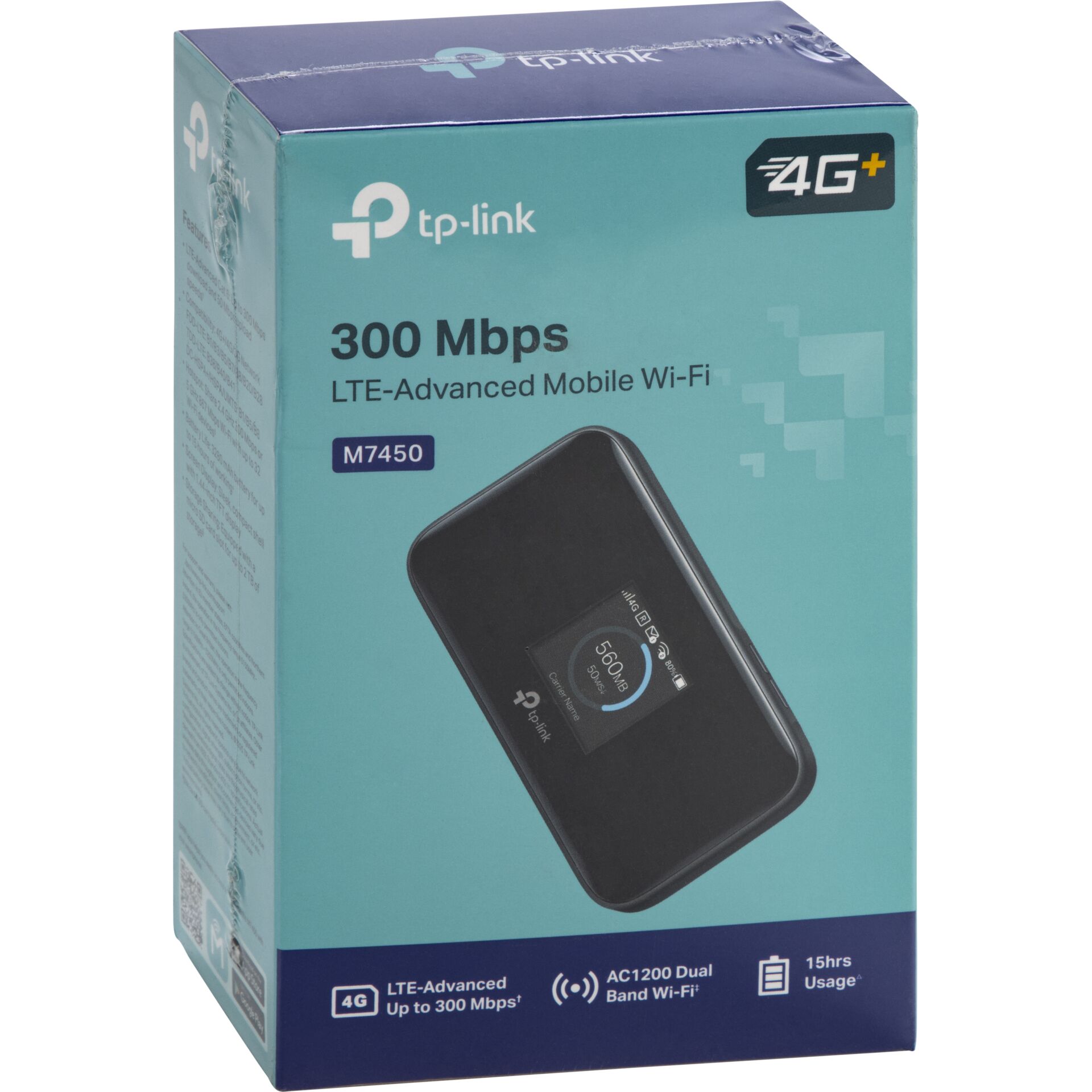 300 Mbps, LTE-A Mobile Wi‑Fi, MiFi, Tragbarer Router, 4G+