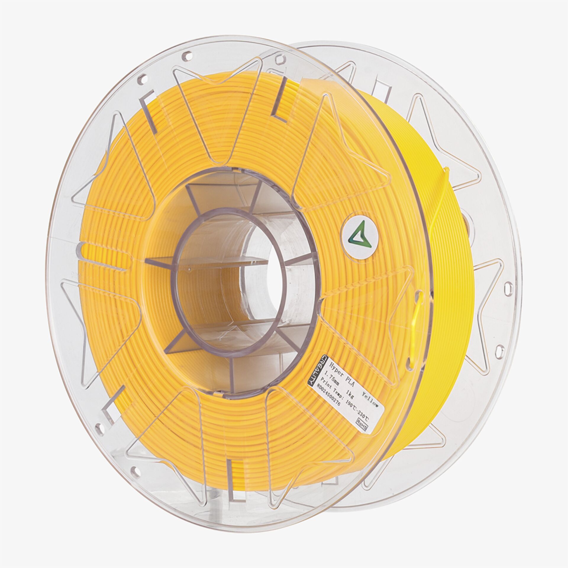3D-druck filament, PLA filament, gelb, Spule, Filament