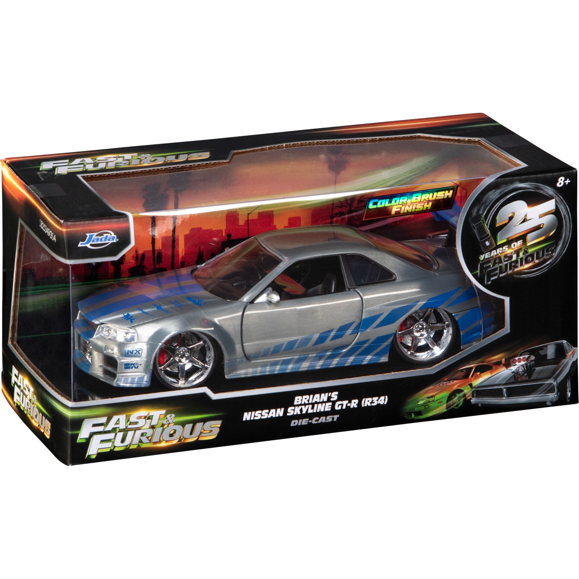 Automodell, Nissan Skyline GT-R, 2-Door, Silber, Rahmenverpackt