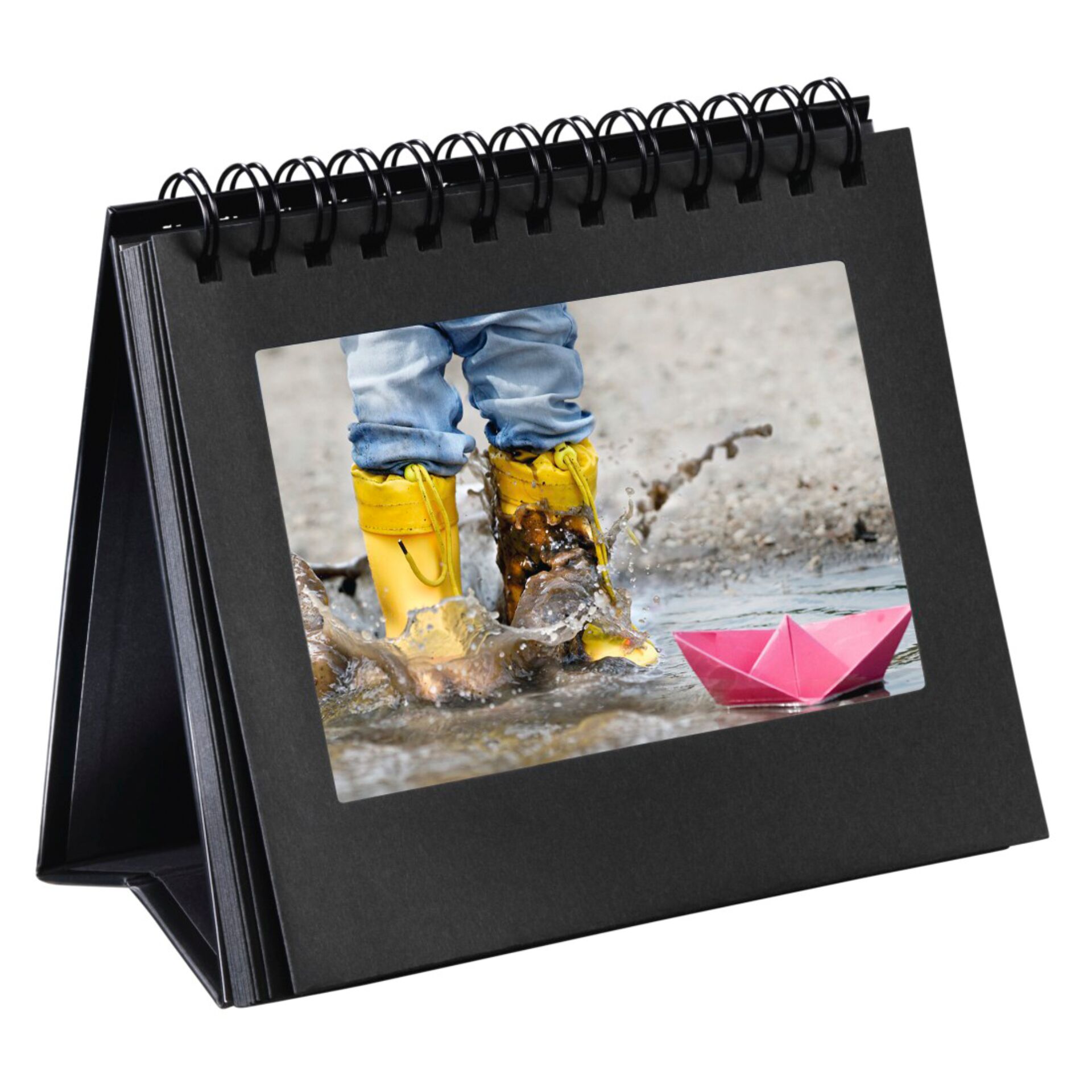 Seite, Text, Tischkalender, Spiralbindung, Schwarz, Fotoanzeige, Kundenspezifische