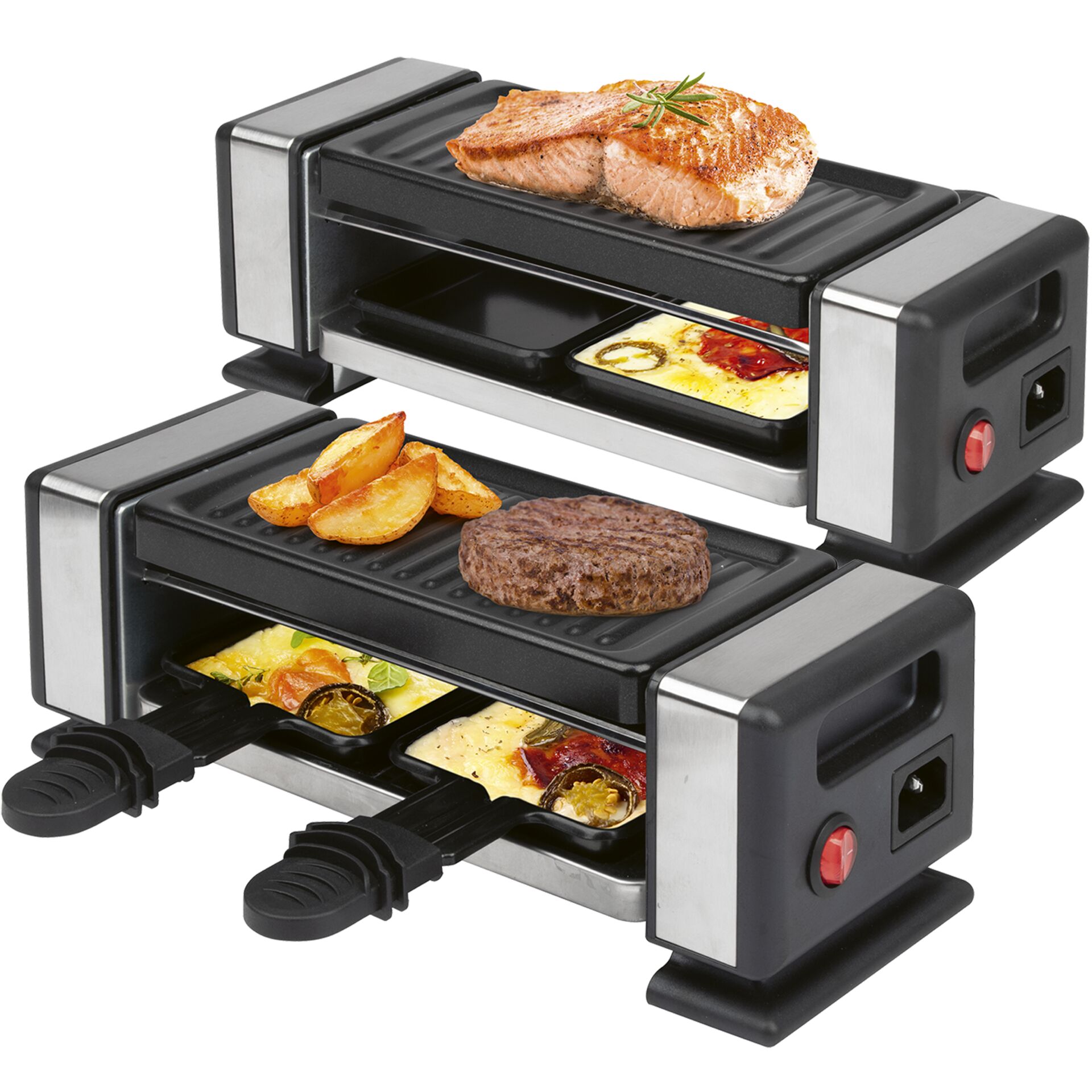 Waffelautomat, Doppelstapler, Mini-Grill, Schmorpfanne, Backofen-Ofen