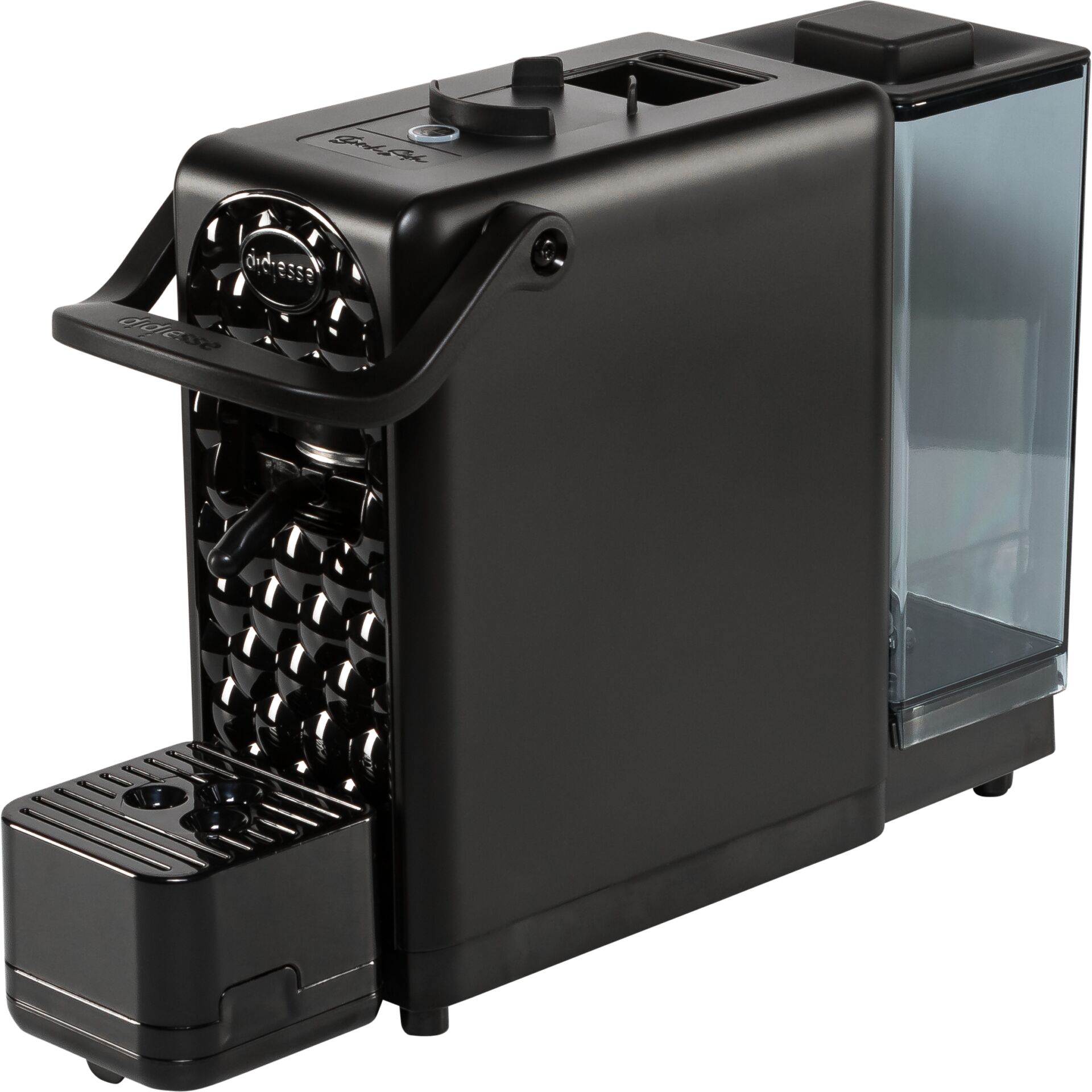 Kaffeemaschine, Kapseln-Tank, Espresso-Maschine, Schwarz, Kaffeeausgabe
