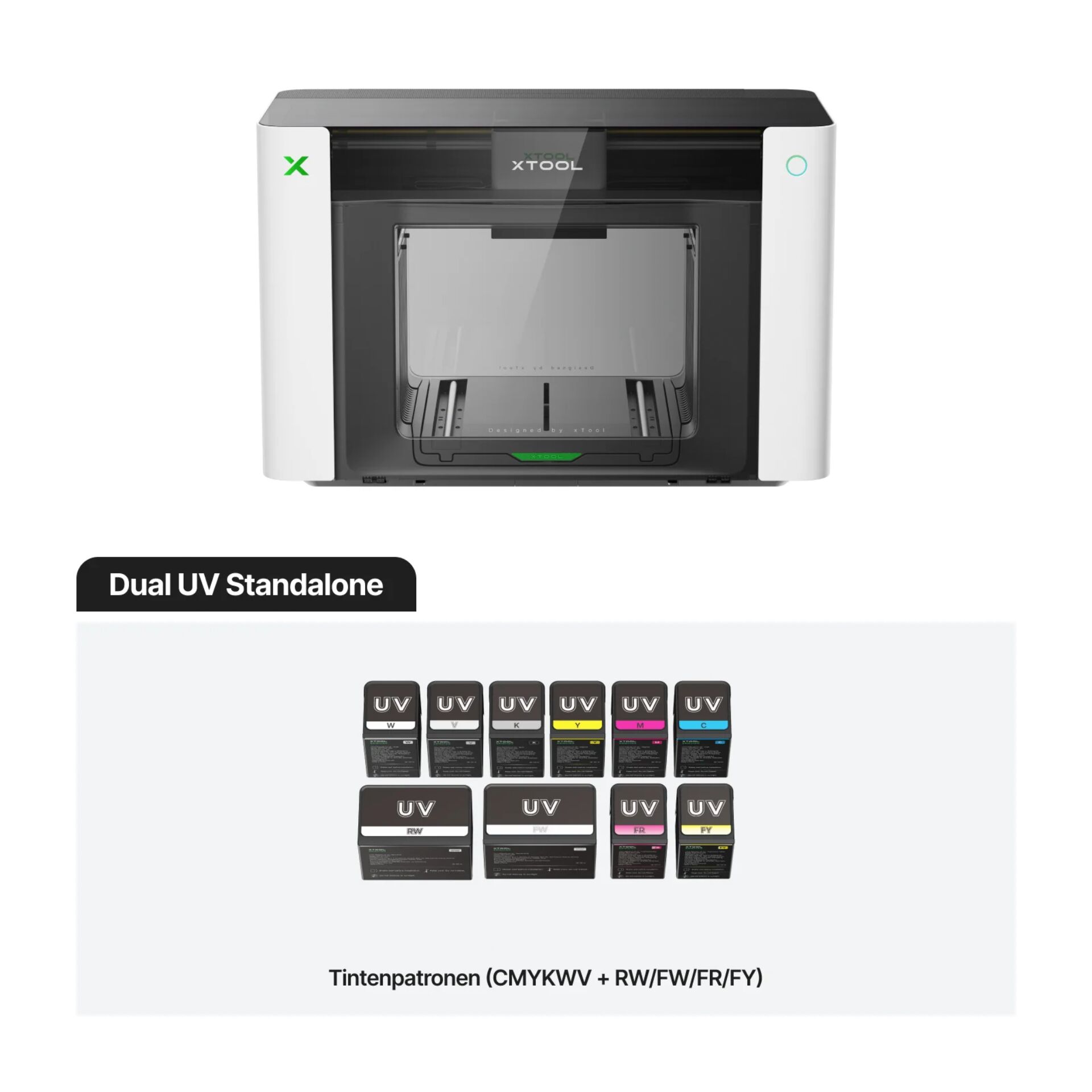 3D-Drucker, UV-Drucker, Standalone, Dual-UV, Tintenpatronen