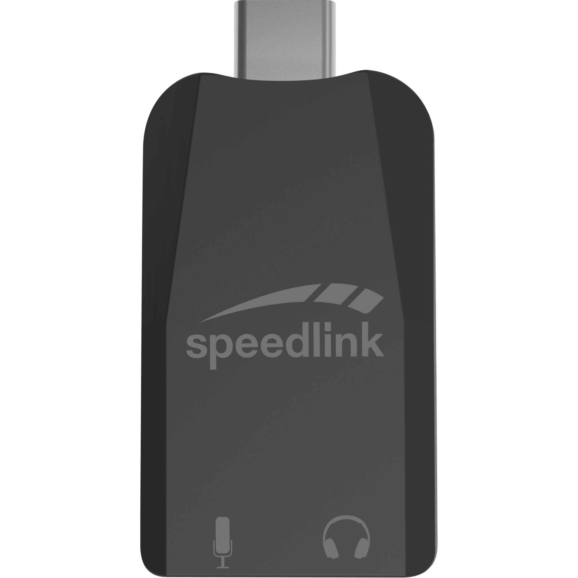 USB-C Adapter, Dongle, Audio Jack, Grau, Speedlink