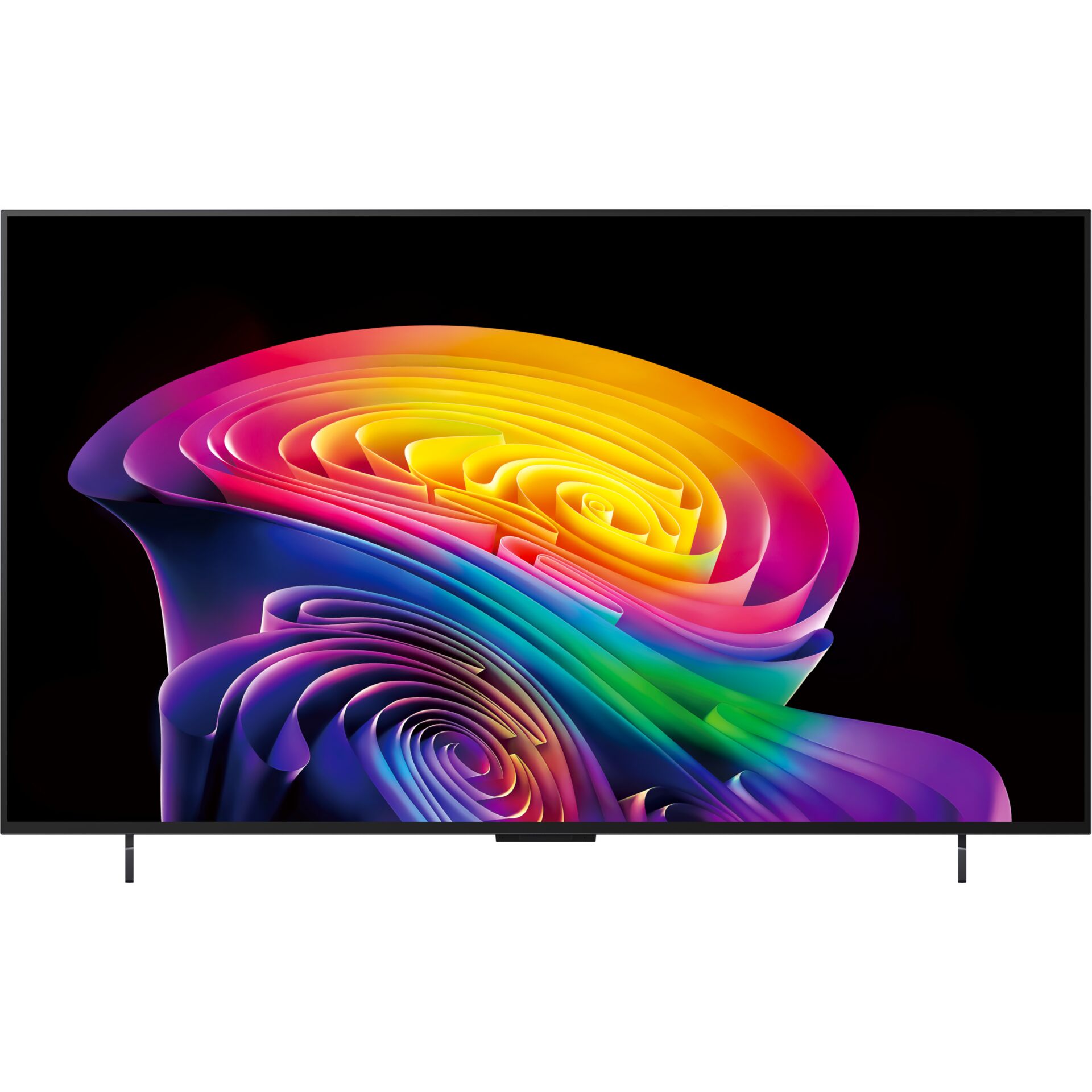TV, Smart TV, LED, Flacher Bildschirm, Regenbogen-Abstract