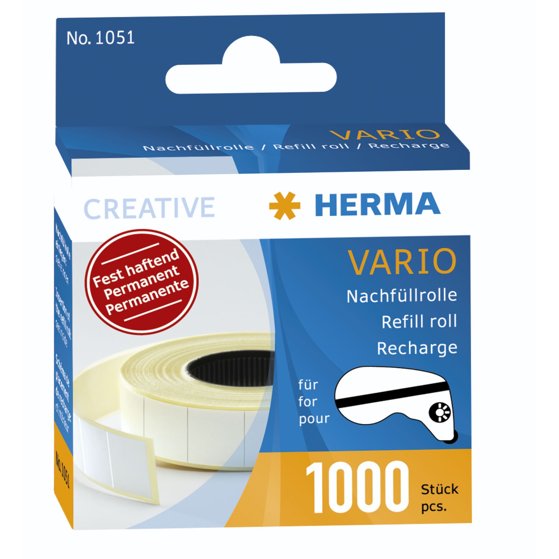 Herma Hermafix Nachfüllrolle für  Vario Klebespender          1051