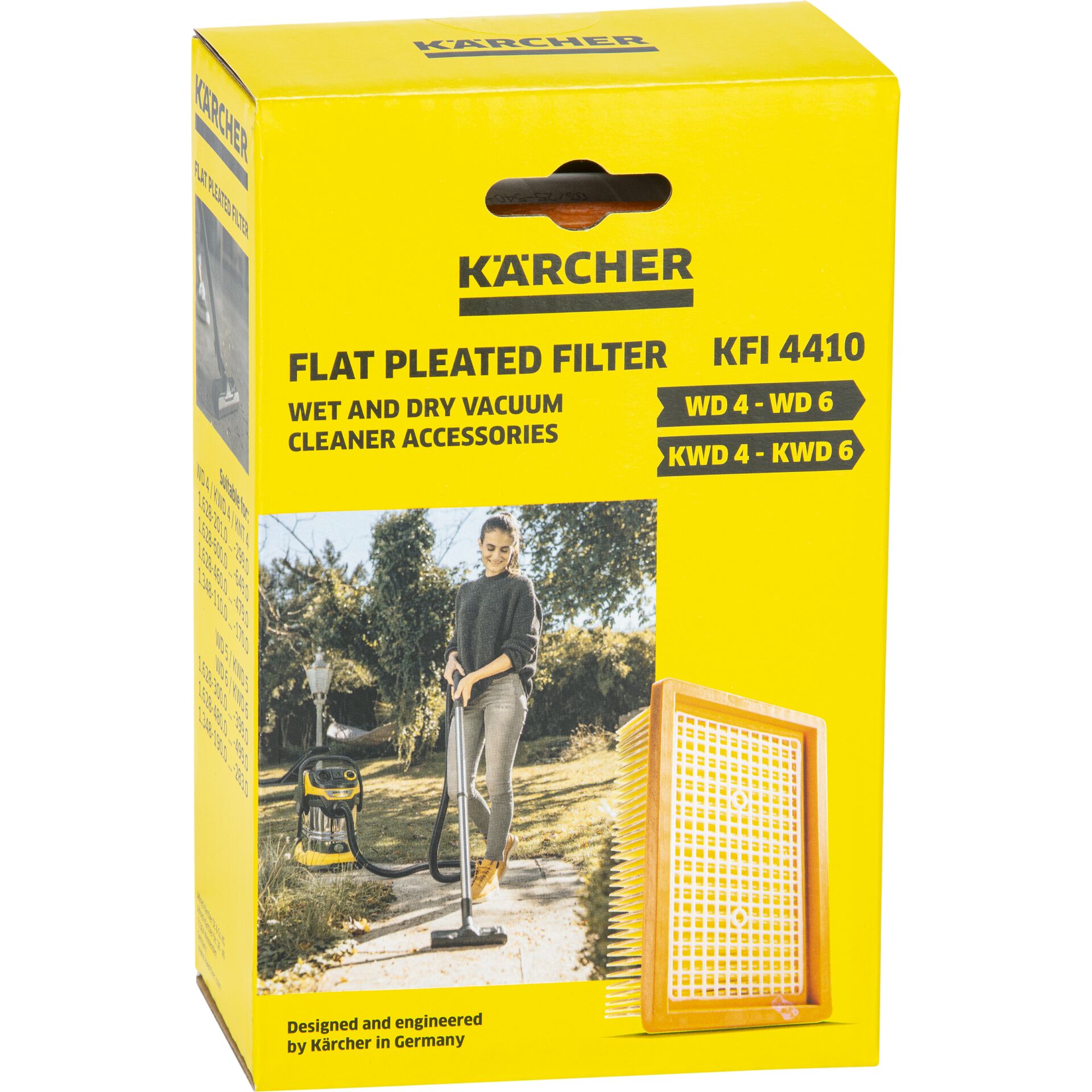 Pinsel, Gerät, Werkzeug, Staubfilter, Filter, Flachfilter, Kärcher, KFI 4410