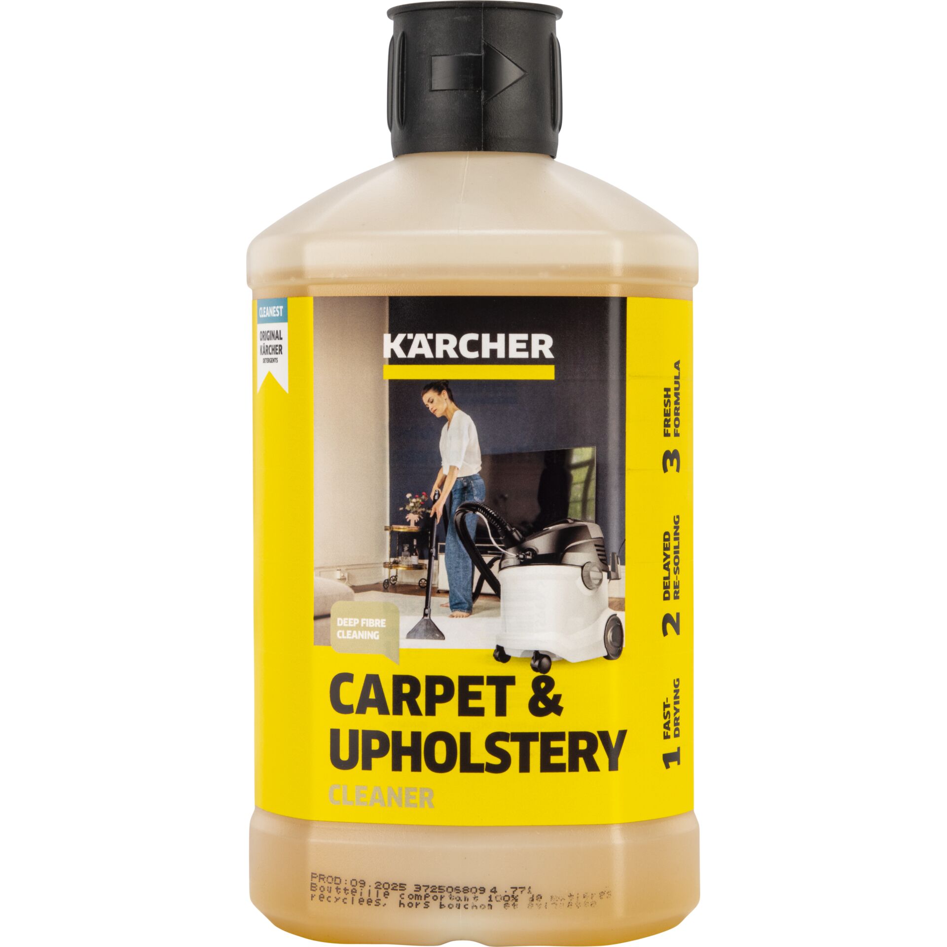 Flasche, Lotion, Shaker, Teppichreiniger, Polsterreiniger, Kärcher, tiefenfaserreinigung, flüssige formel