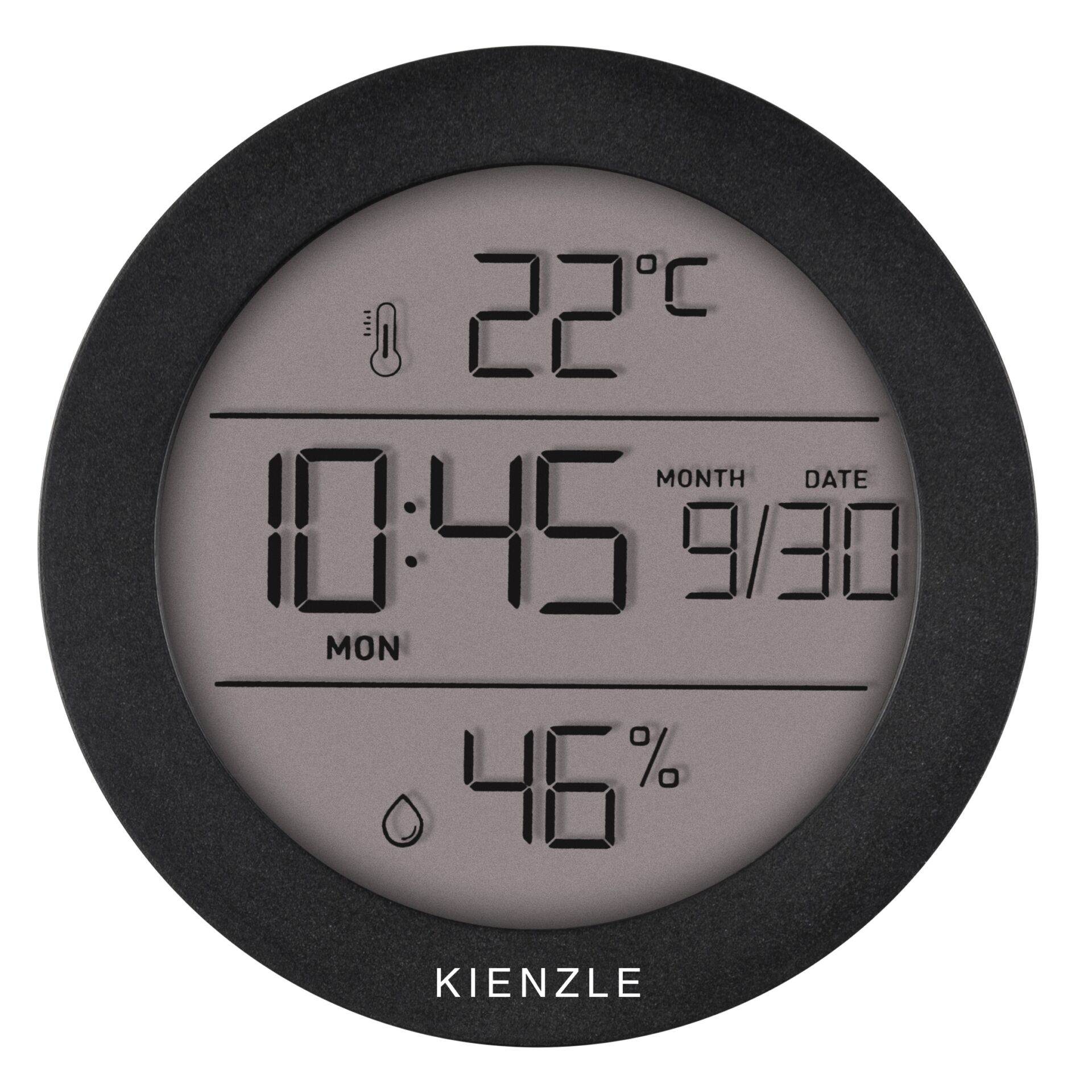 digital, Thermometer, Uhr, Hygrometer, Display