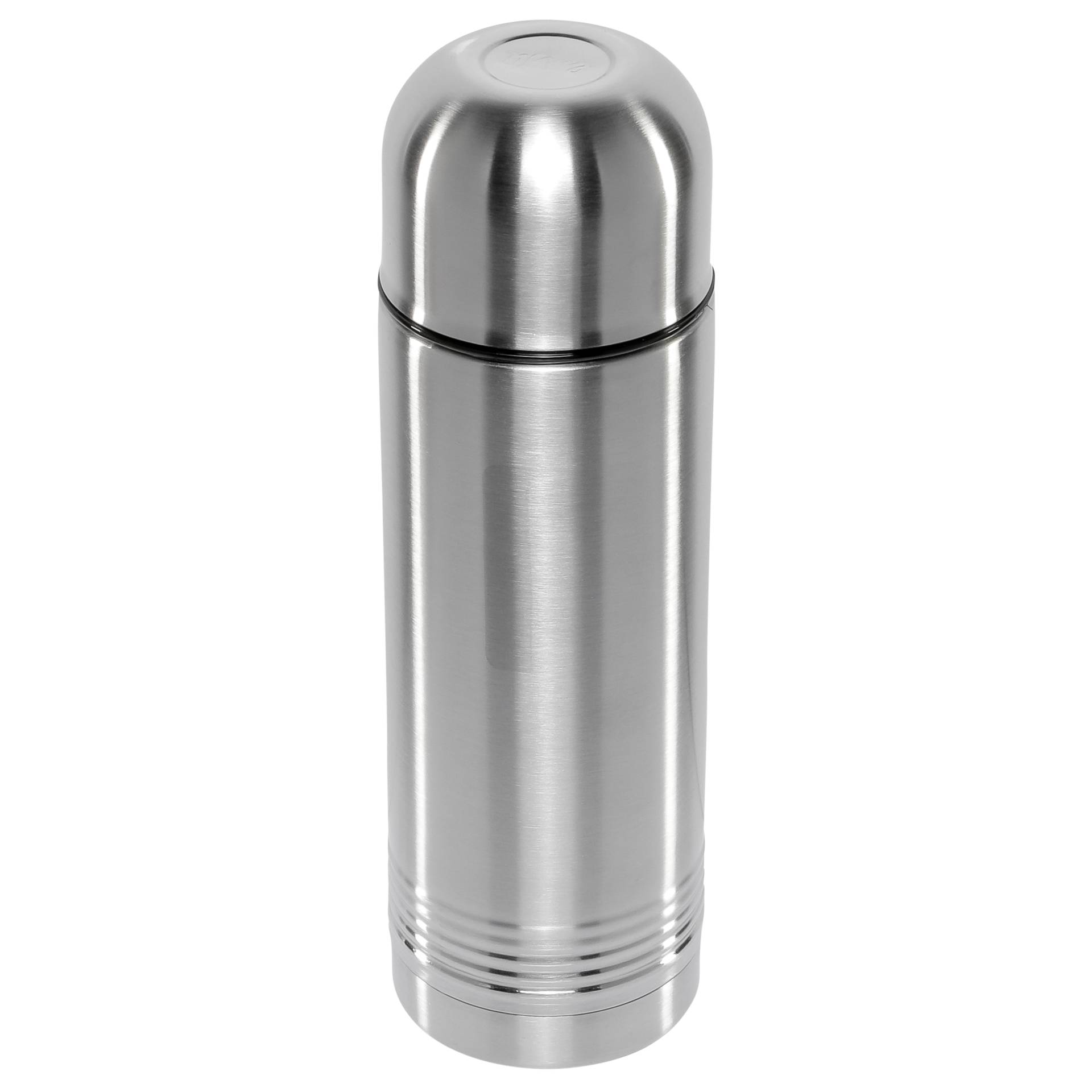 Thermosflasche, Stainless steel, Vakuum-Isolierung, Trinkflasche, Silber