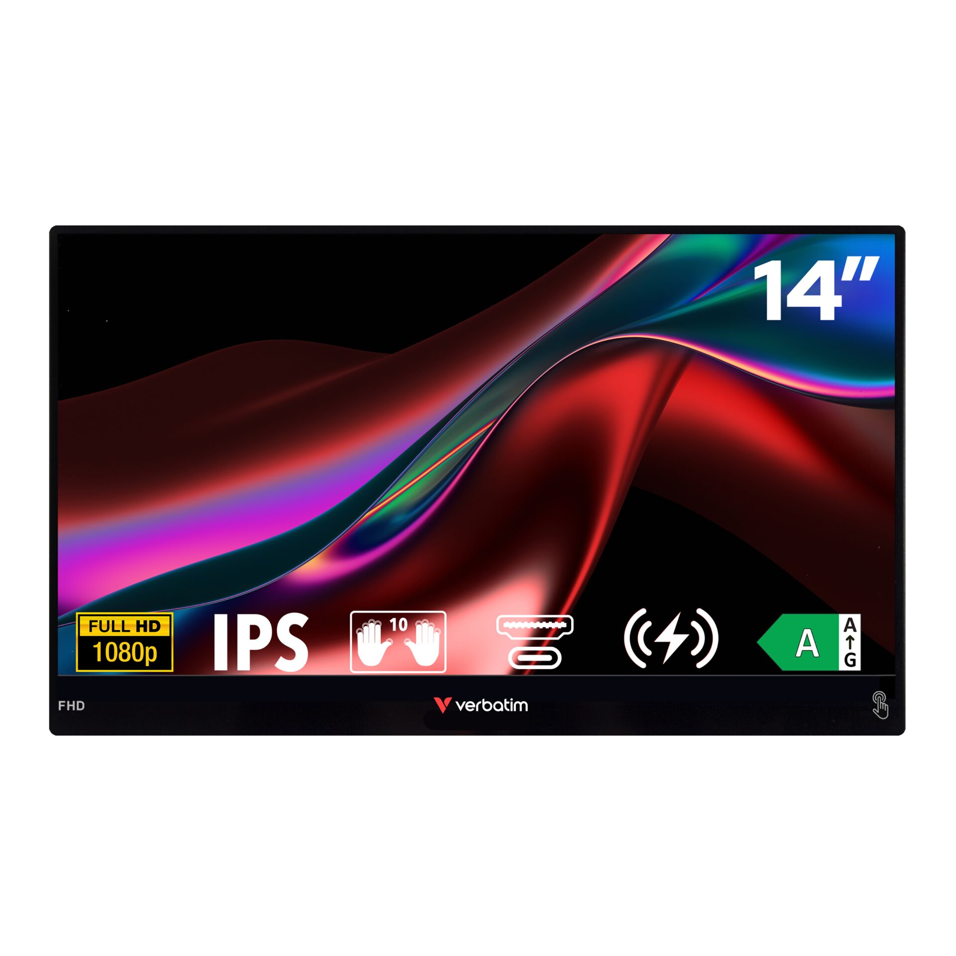 14 Zoll, Monitor, IPS, FHD, Anti-Glare