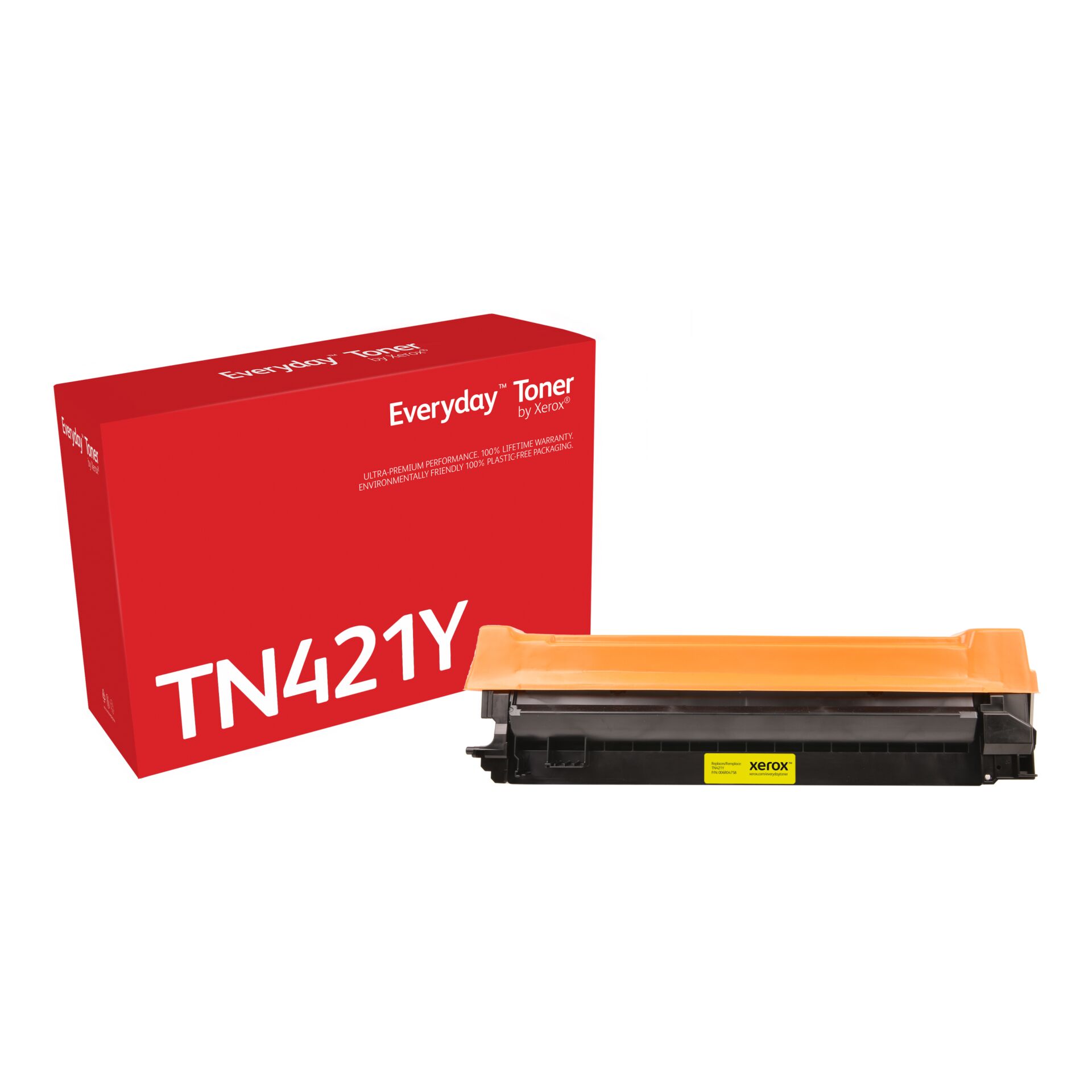 Toner, TN421Y, Tonerpatrone, Xerox, Gehäuse orange