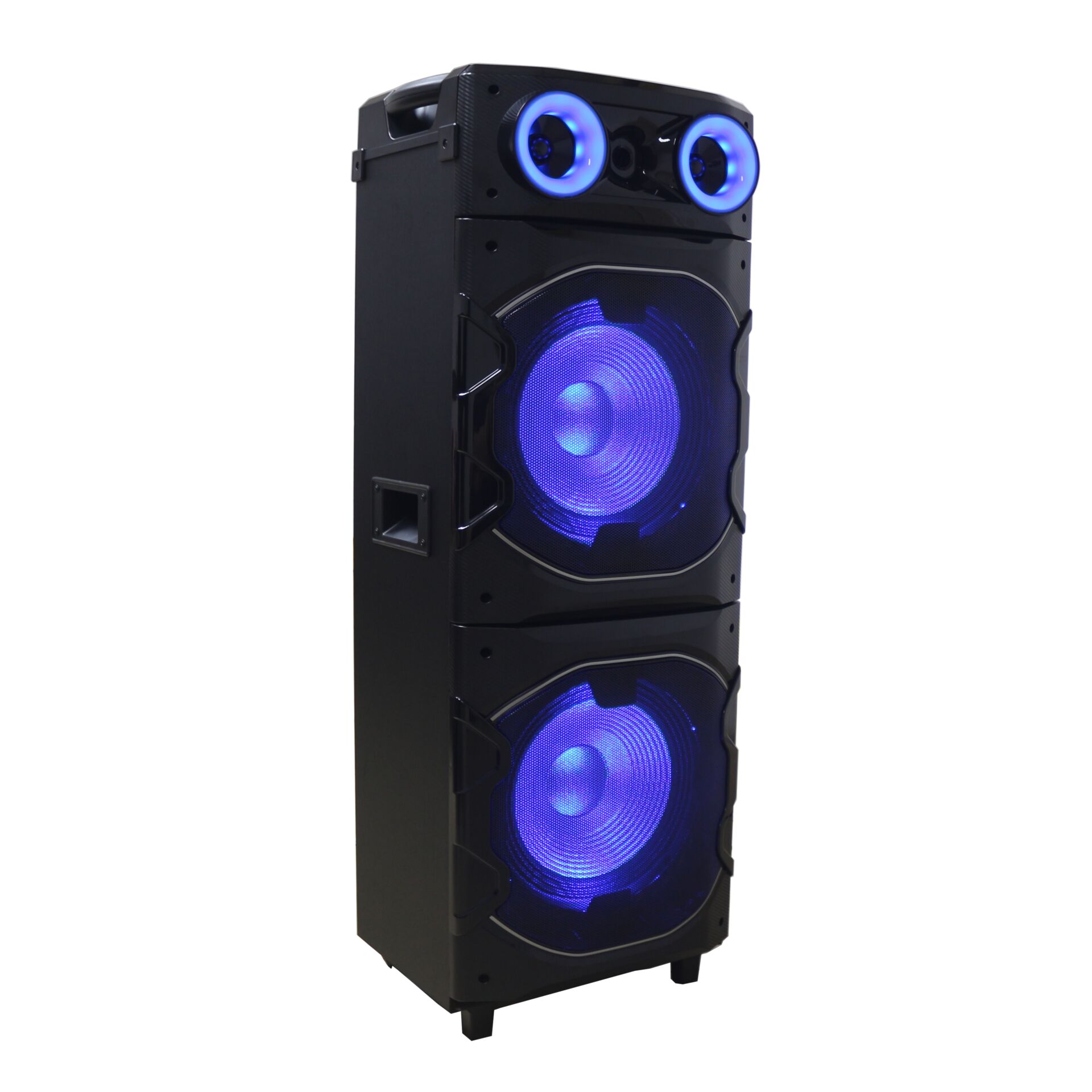 Lautsprecher, LED-Beleuchtung, Gehäuse, Stromversorgung, Bluetooth?