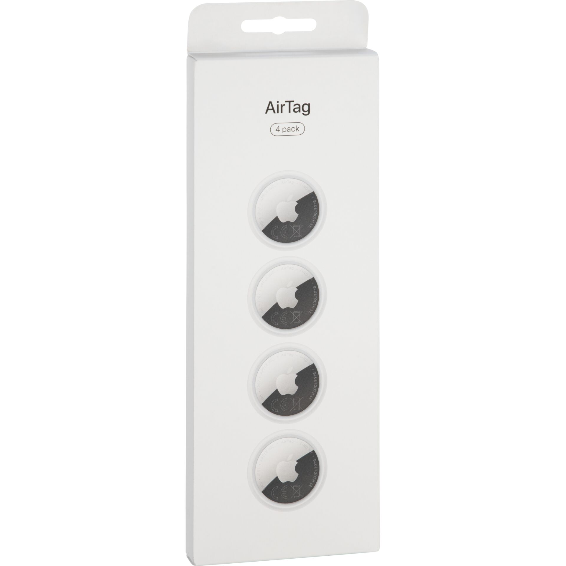 airtag, bluetooth, tracker, 4-pack, apple logo
