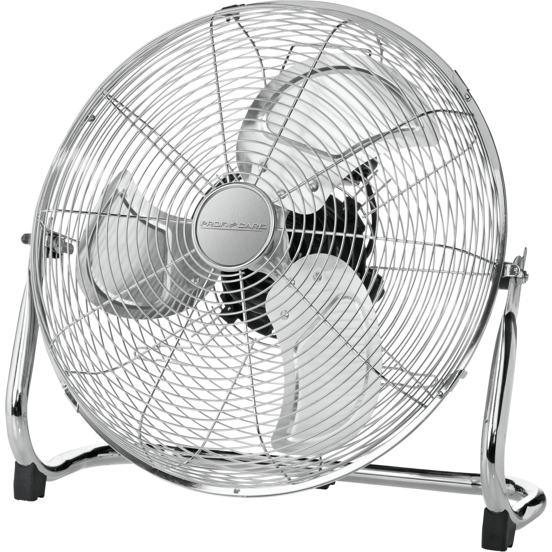 Ventilator, Tischventilator, Metall, Chrome, Schaufeln