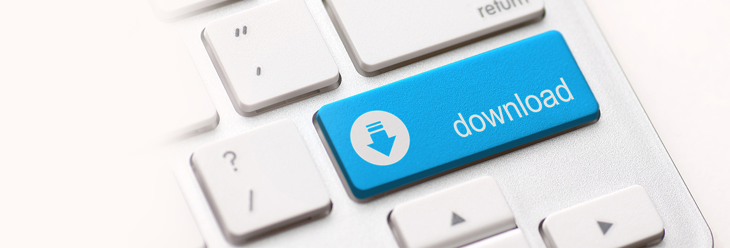 download button, keyboard, blue key, computer accessory, digital download