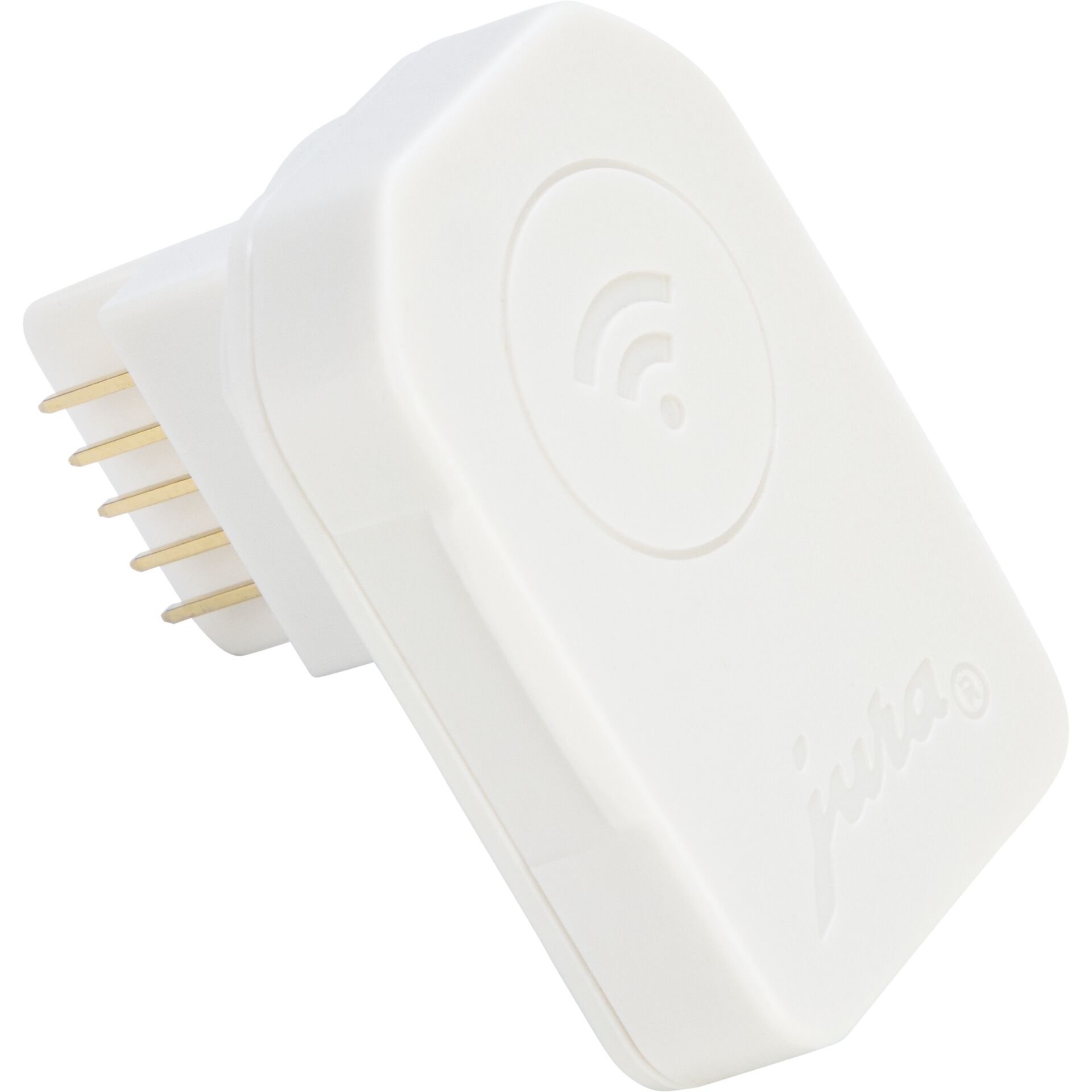 Smart plug, WiFi module, LED feature, Connector pins, White plastic
