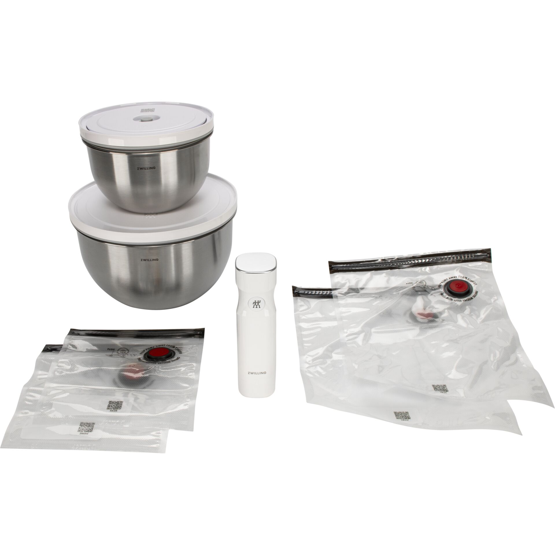 Mixer, Edelstahl, Schüssel-Set, Deckel/Deckellabel, Aufbewahrungsbeutel