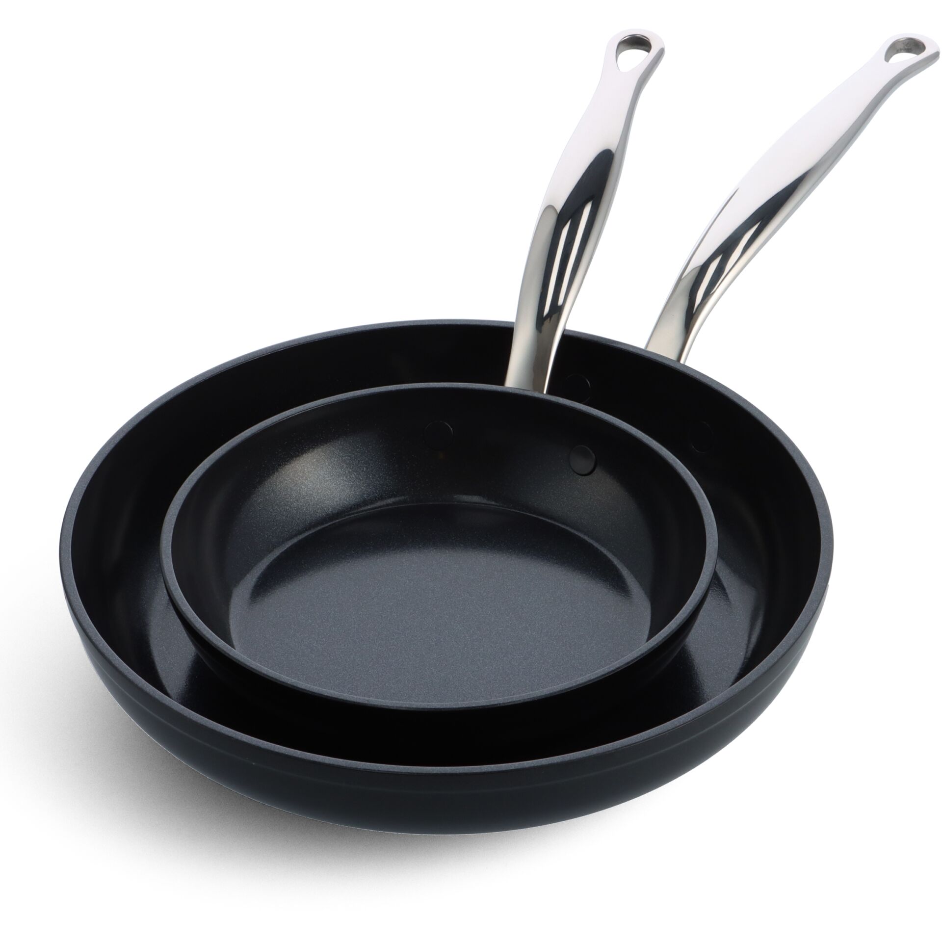Töpfe, Pfannen, Pfanne, Stahlgriff, Non-Stick