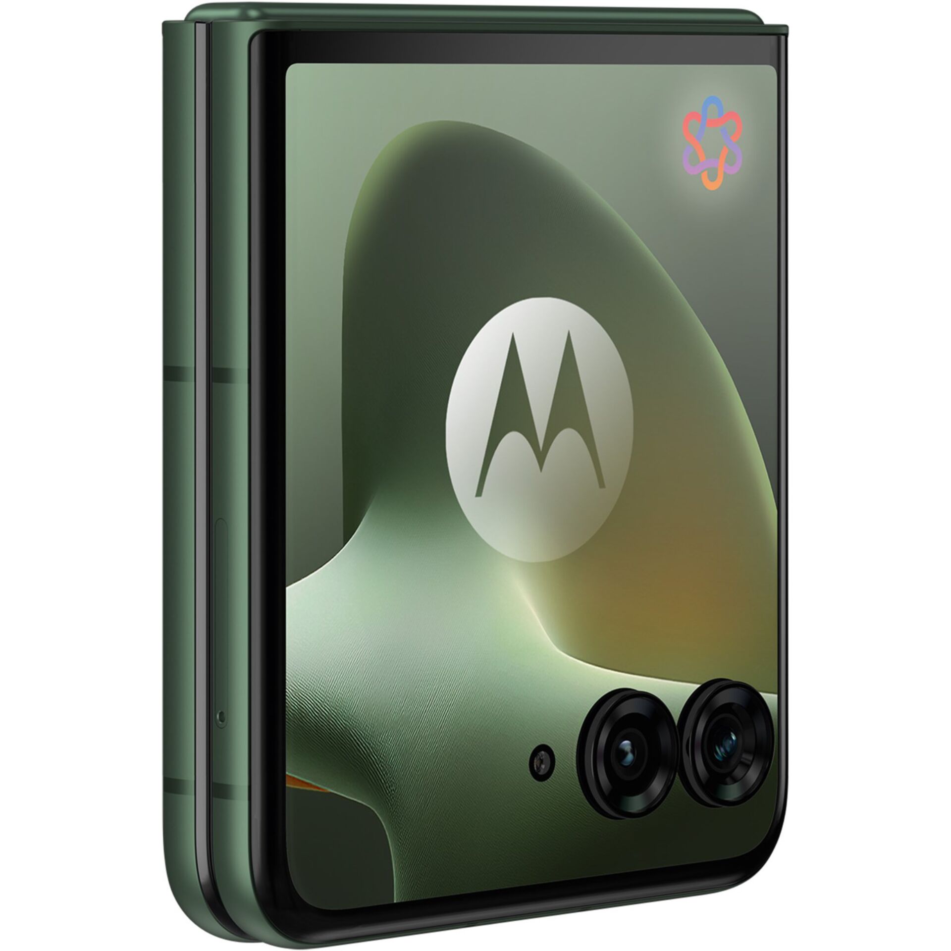 Klapp-Phone, Foldable, Triple-Kamera, Grün, Smartphone-eigenes-Logo
